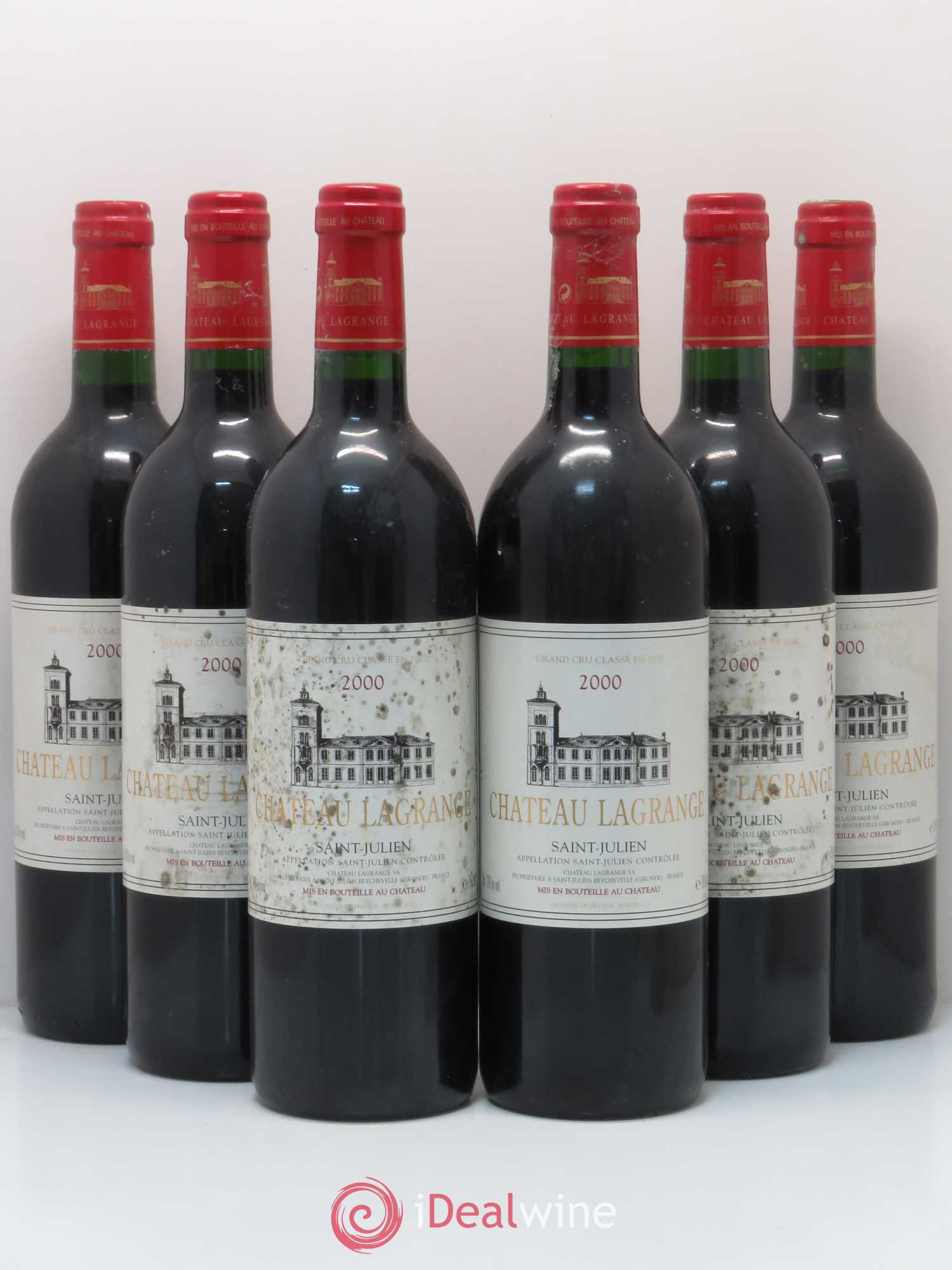 Château Lagrange 3ème Grand Cru Classé 2000 - Lot de 6 bouteilles - 0