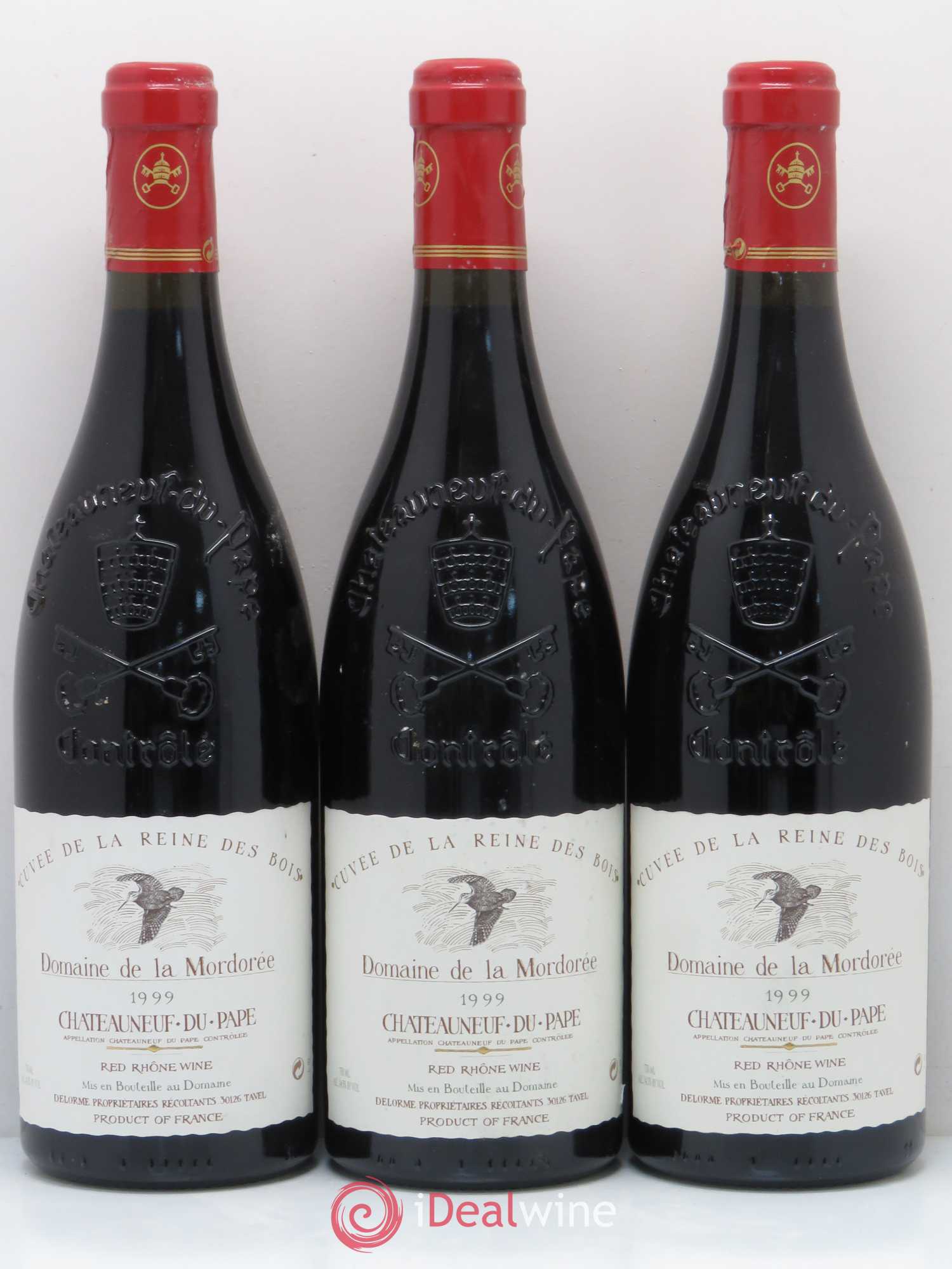 Châteauneuf-du-Pape  Cuvée de la Reine des Bois La Mordorée (Domaine de) 1999 - Lot de 6 bouteilles - 2