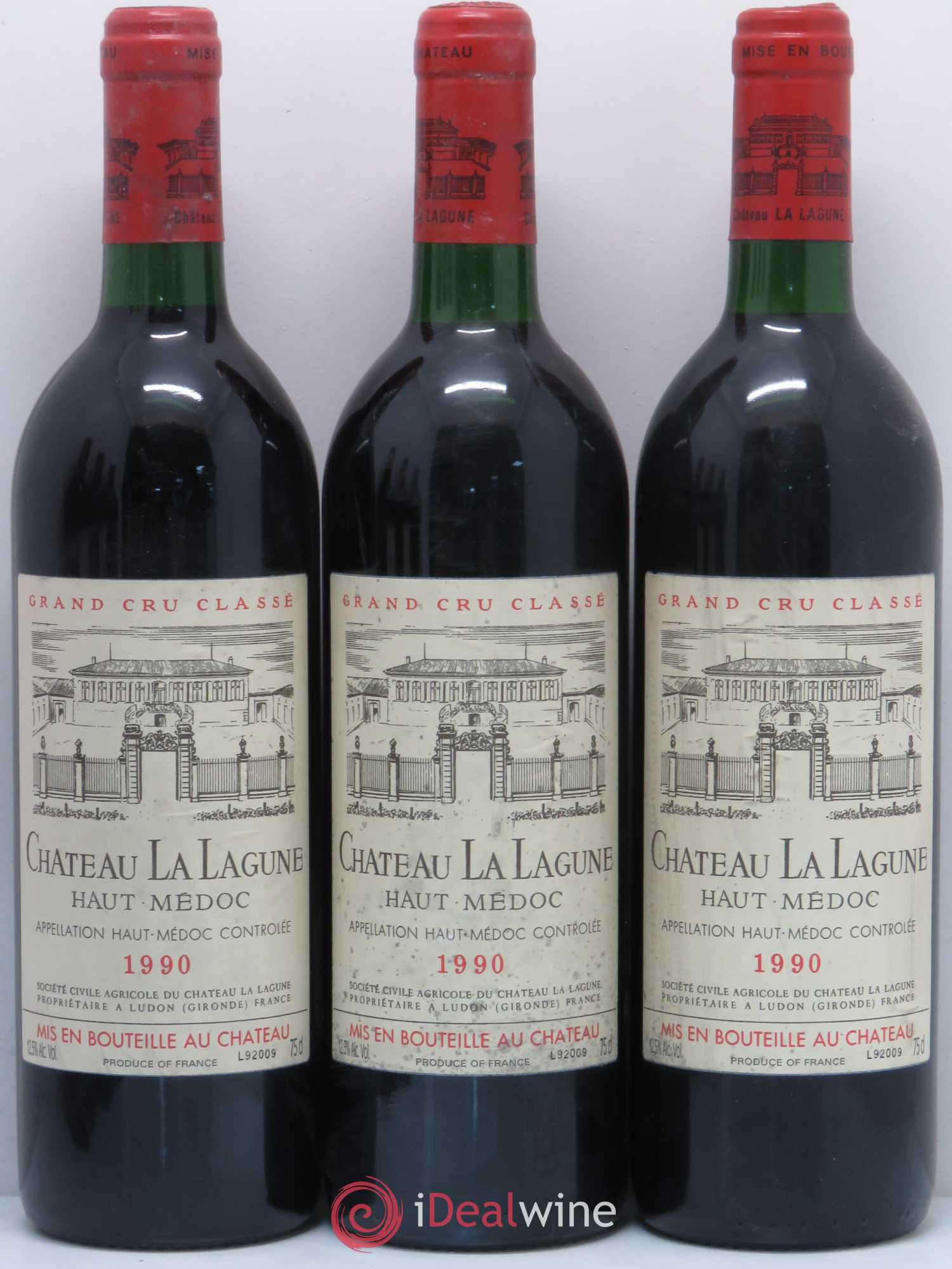 Château la Lagune 3ème Grand Cru Classé 1990 - Lot de 6 bouteilles - 1