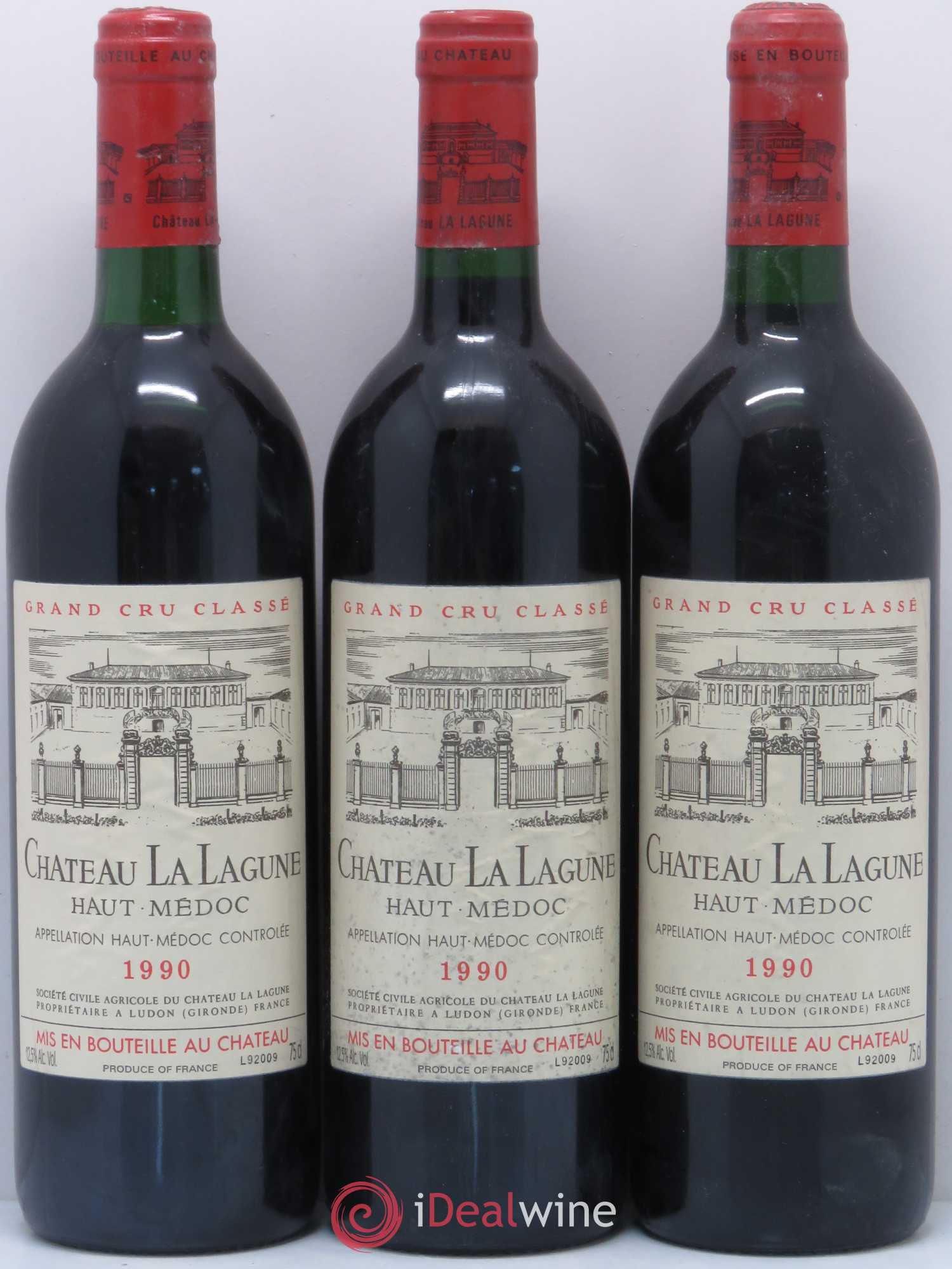 Château la Lagune 3ème Grand Cru Classé 1990 - Lot de 6 bouteilles - 2