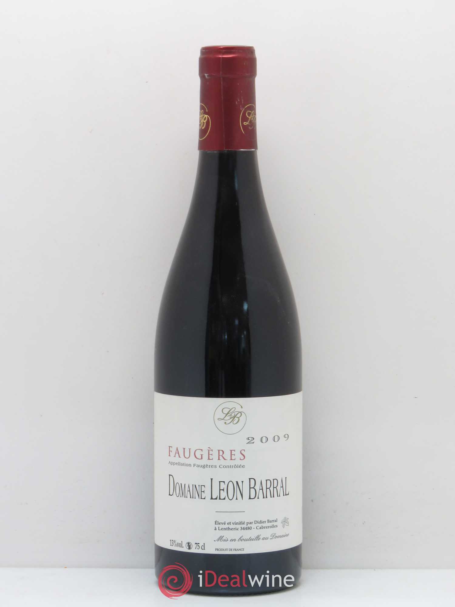 Faugères Domaine Léon Barral 2009 - Lot de 1 bouteille - 0