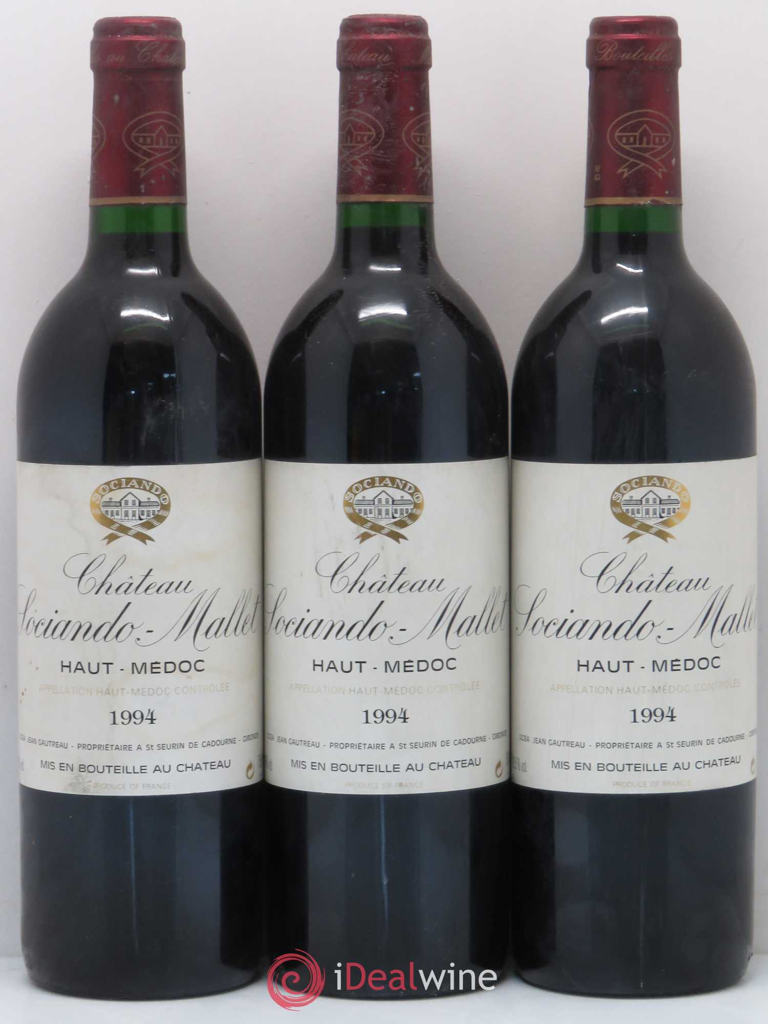 Château Sociando Mallet 1994 - Lot de 12 bouteilles - 3