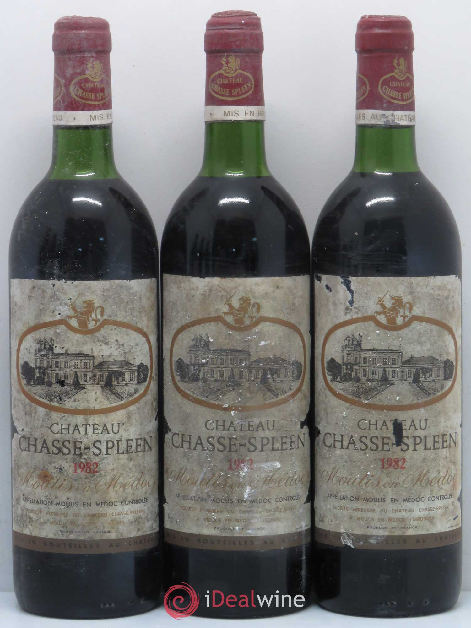 Château Chasse Spleen 1982 - Lot de 6 bouteilles - 1