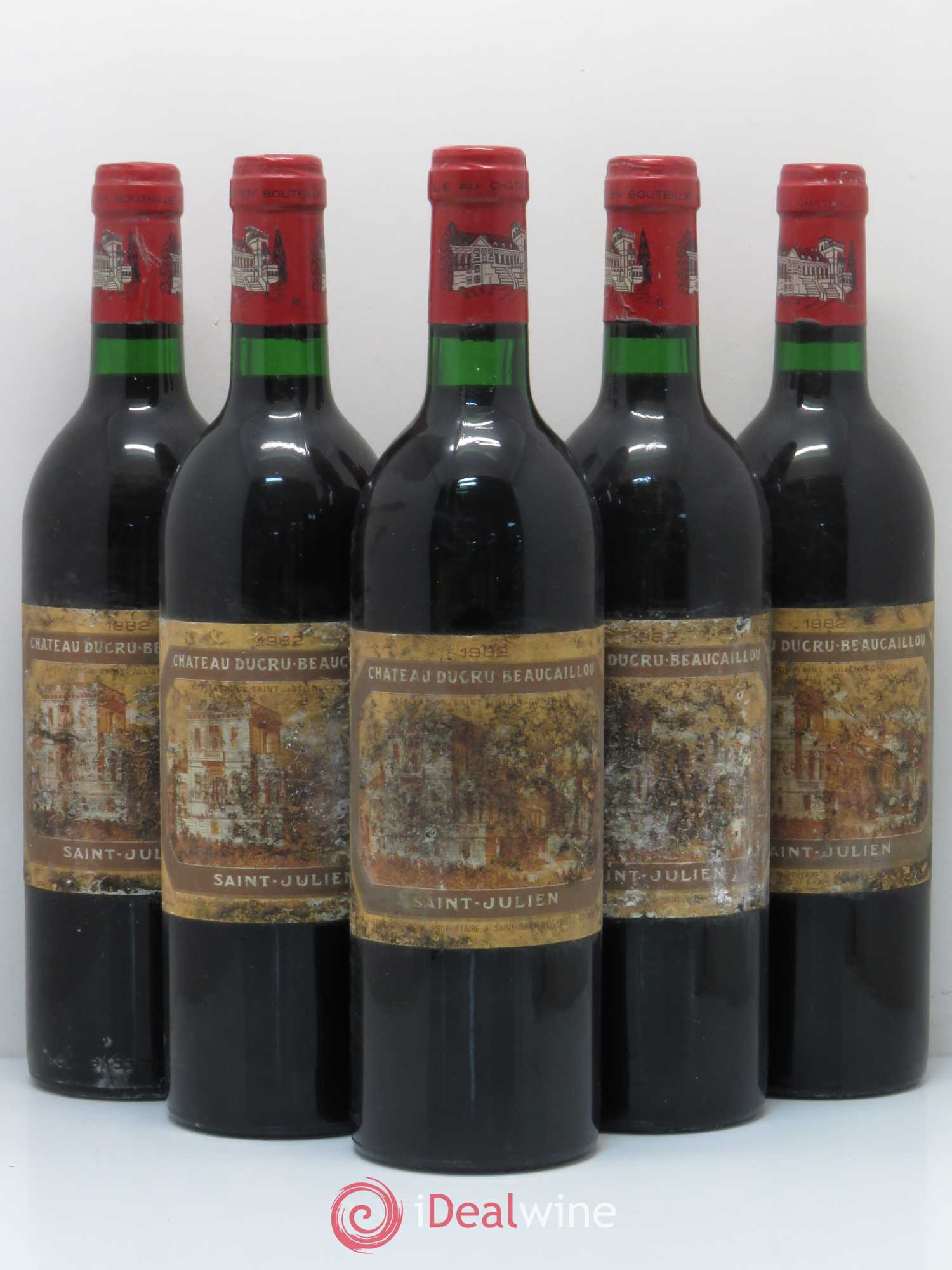 Château Ducru Beaucaillou 2ème Grand Cru Classé 1982 - Lot de 5 bouteilles - 0