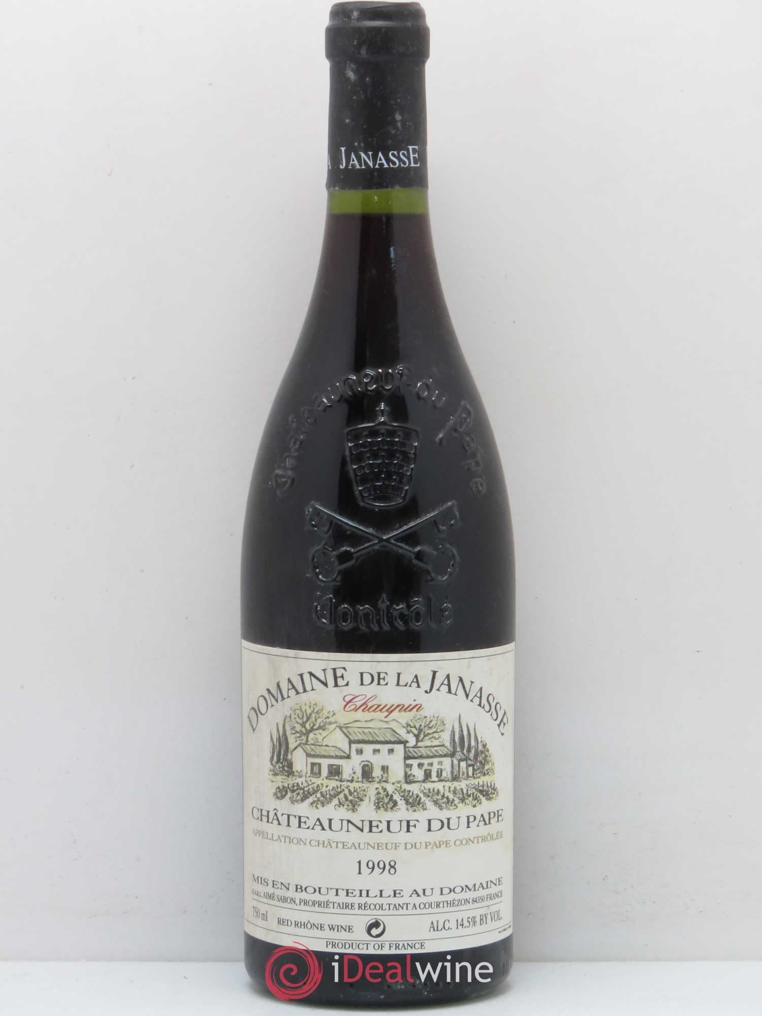 Châteauneuf-du-Pape Cuvée Chaupin La Janasse (Domaine de) 1998 - Lot de 1 bouteille - 0