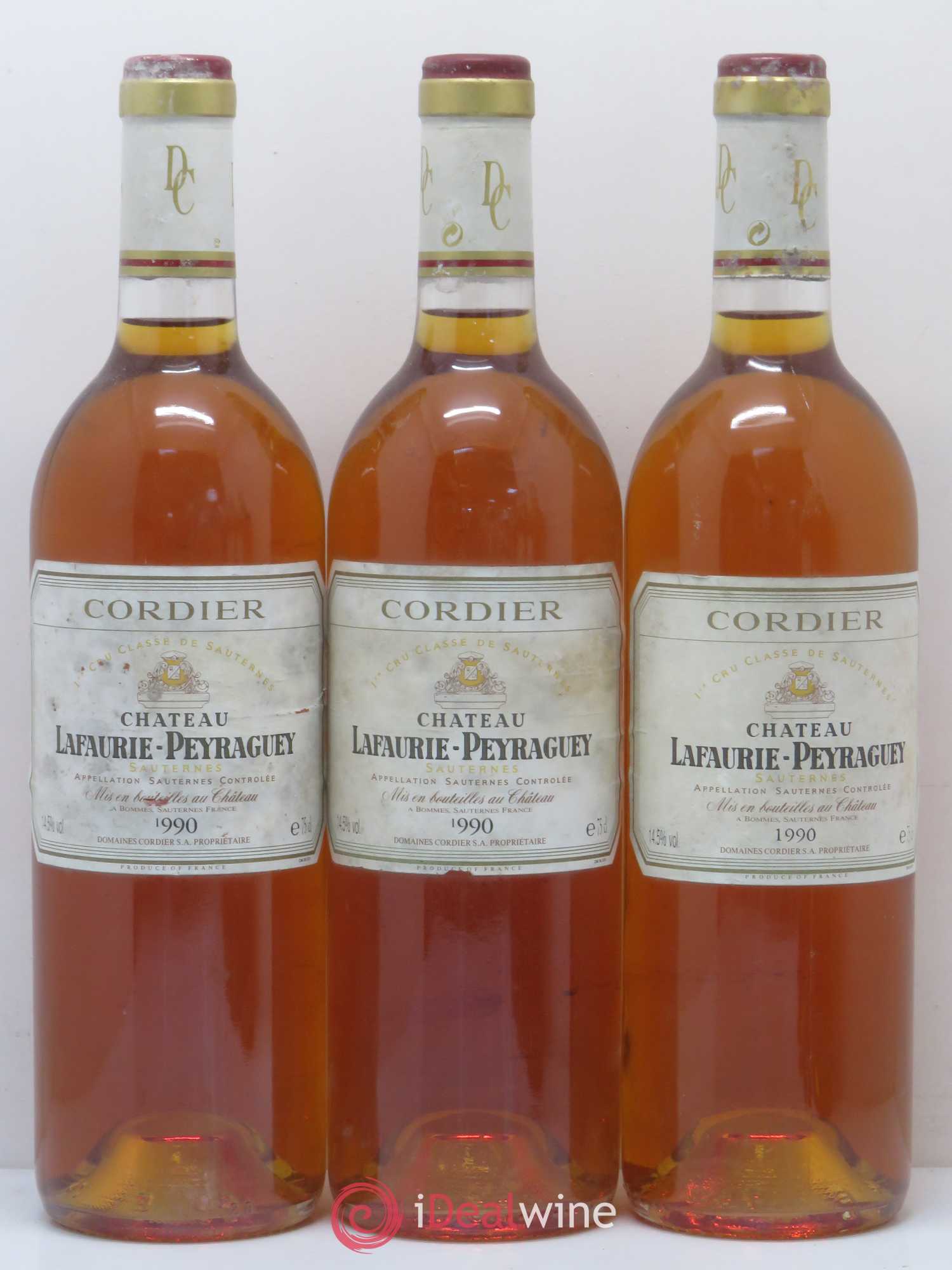 Château Lafaurie-Peyraguey 1er Grand Cru Classé 1990 - Lotto di 6 bottiglie - 2
