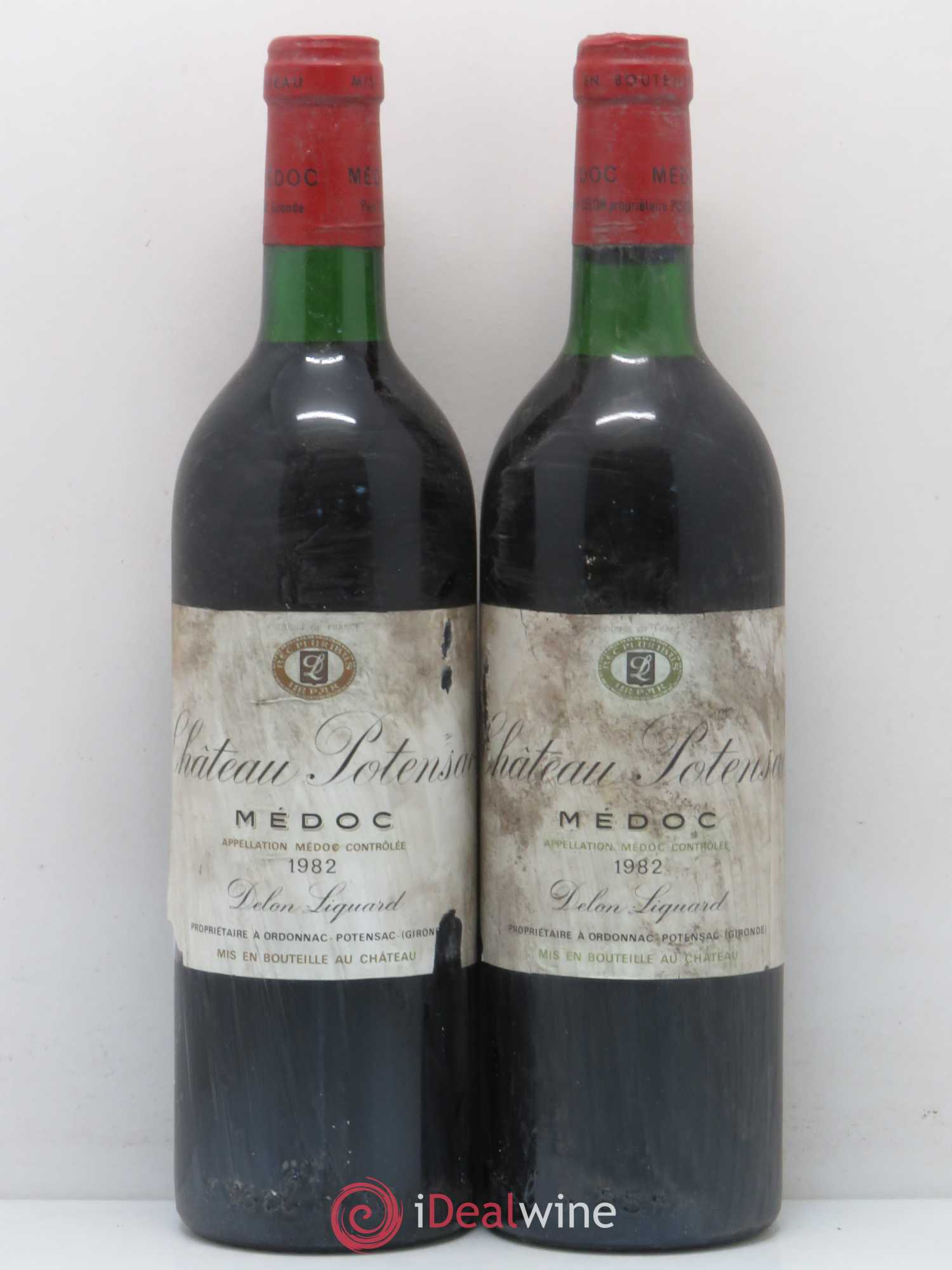 Château Potensac 1982 - Lot de 5 bouteilles - 2