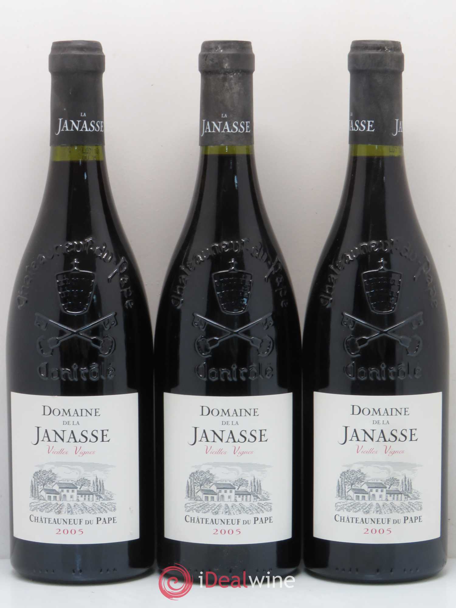 Châteauneuf-du-Pape Cuvée Vieilles Vignes La Janasse (Domaine de) 2005 - Lot de 6 bouteilles - 2