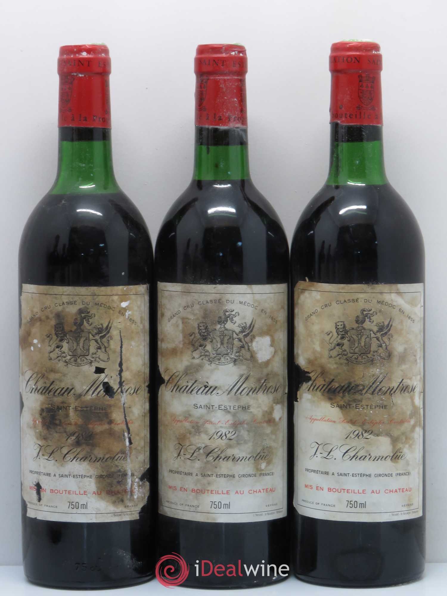 Château Montrose 2ème Grand Cru Classé 1982 - Lot de 6 bouteilles - 1
