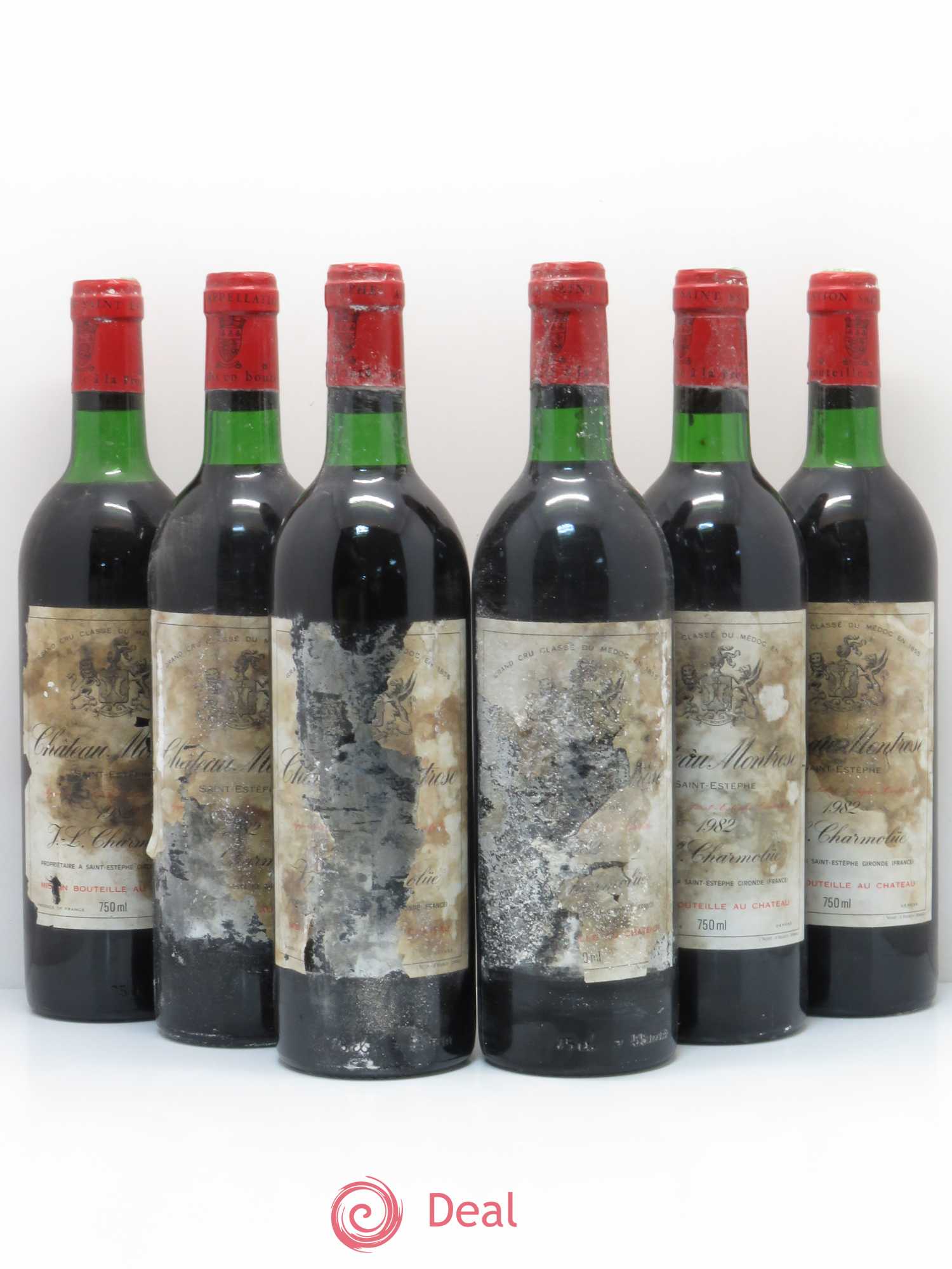 Château Montrose 2ème Grand Cru Classé 1982 - Lot de 6 bouteilles - 0