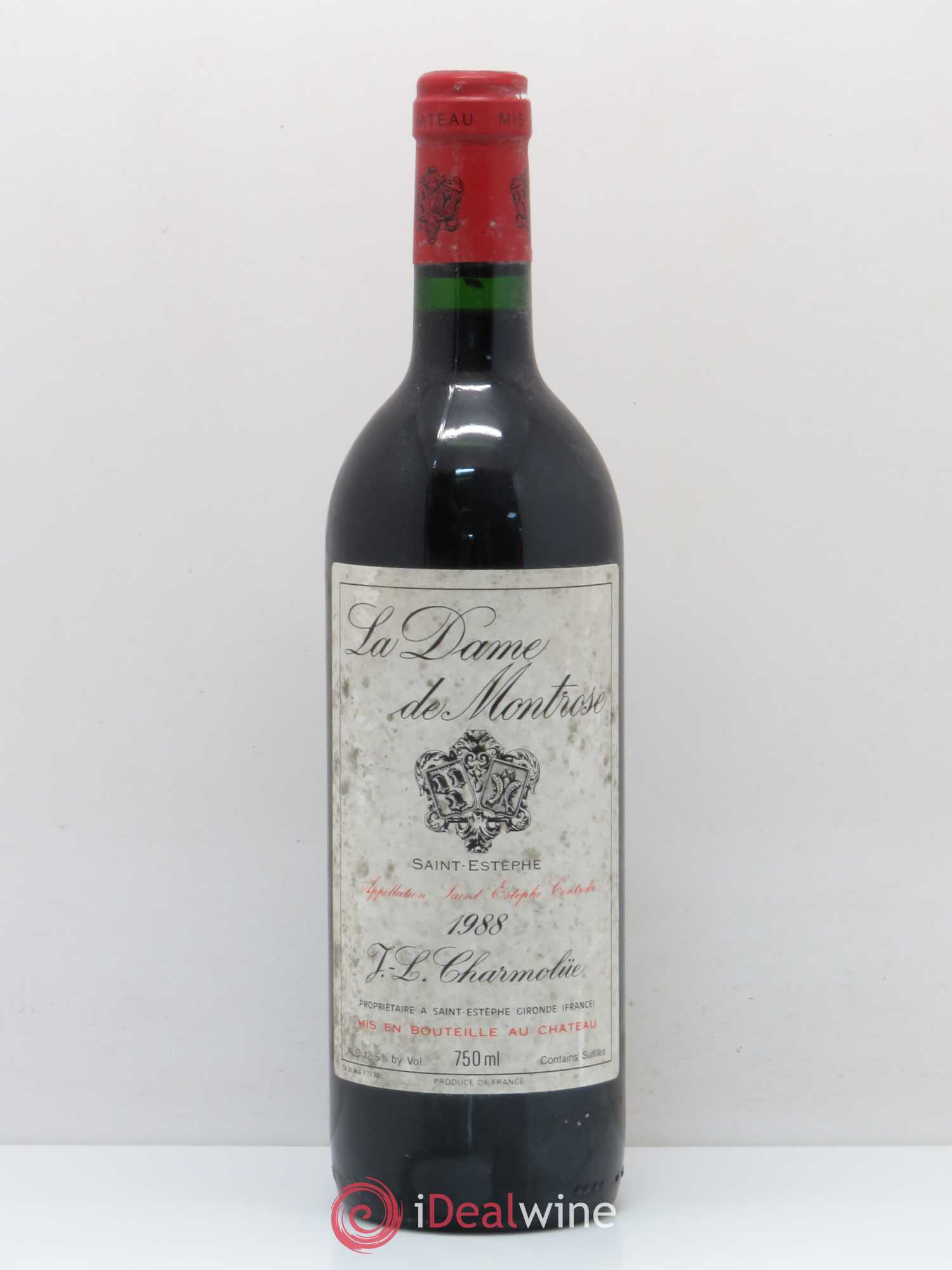 La Dame de Montrose Second Vin 1988 - Lot de 1 bouteille - 0