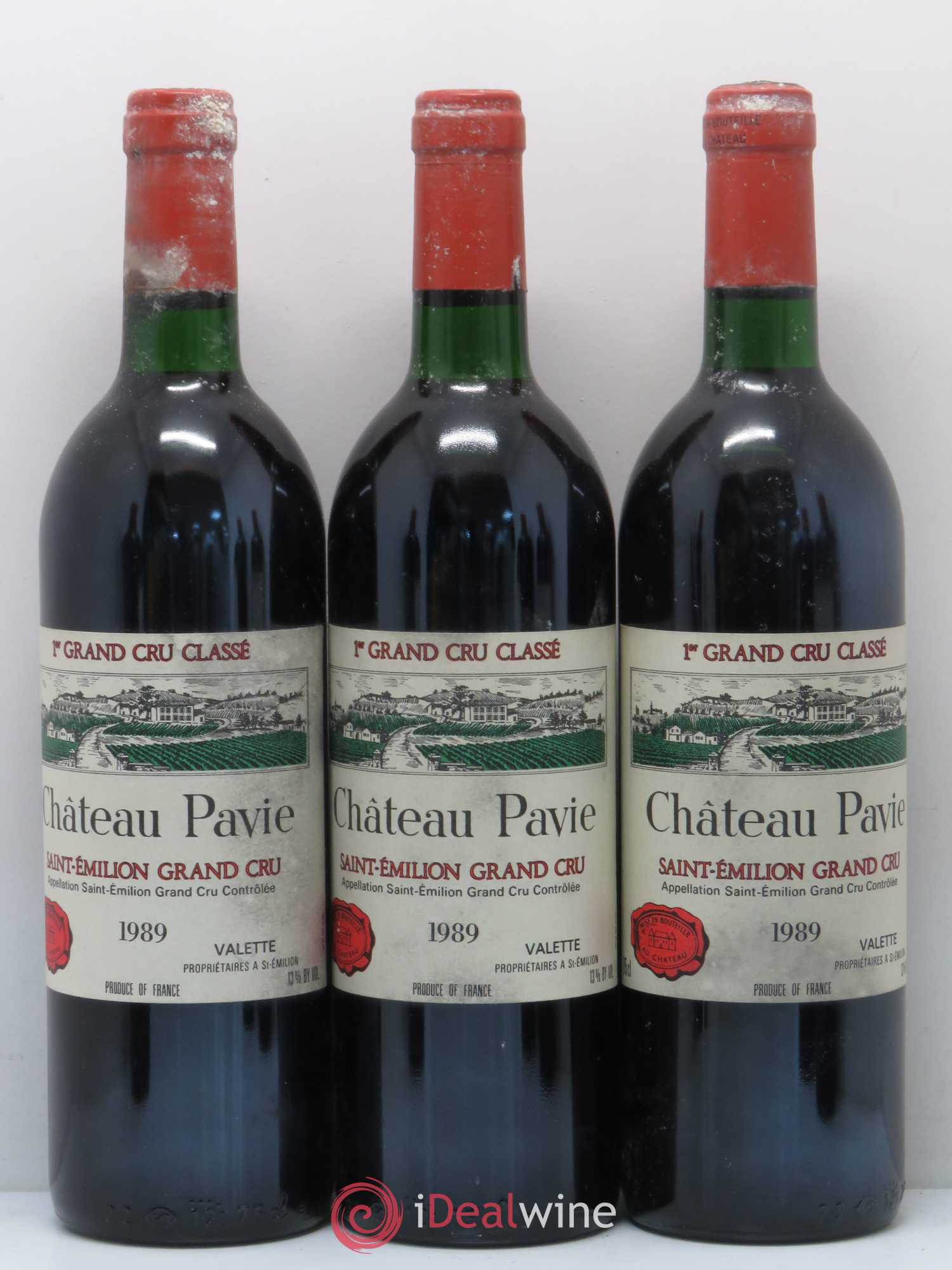 Château Pavie 1er Grand Cru Classé A 1989 - Lot de 6 bouteilles - 1