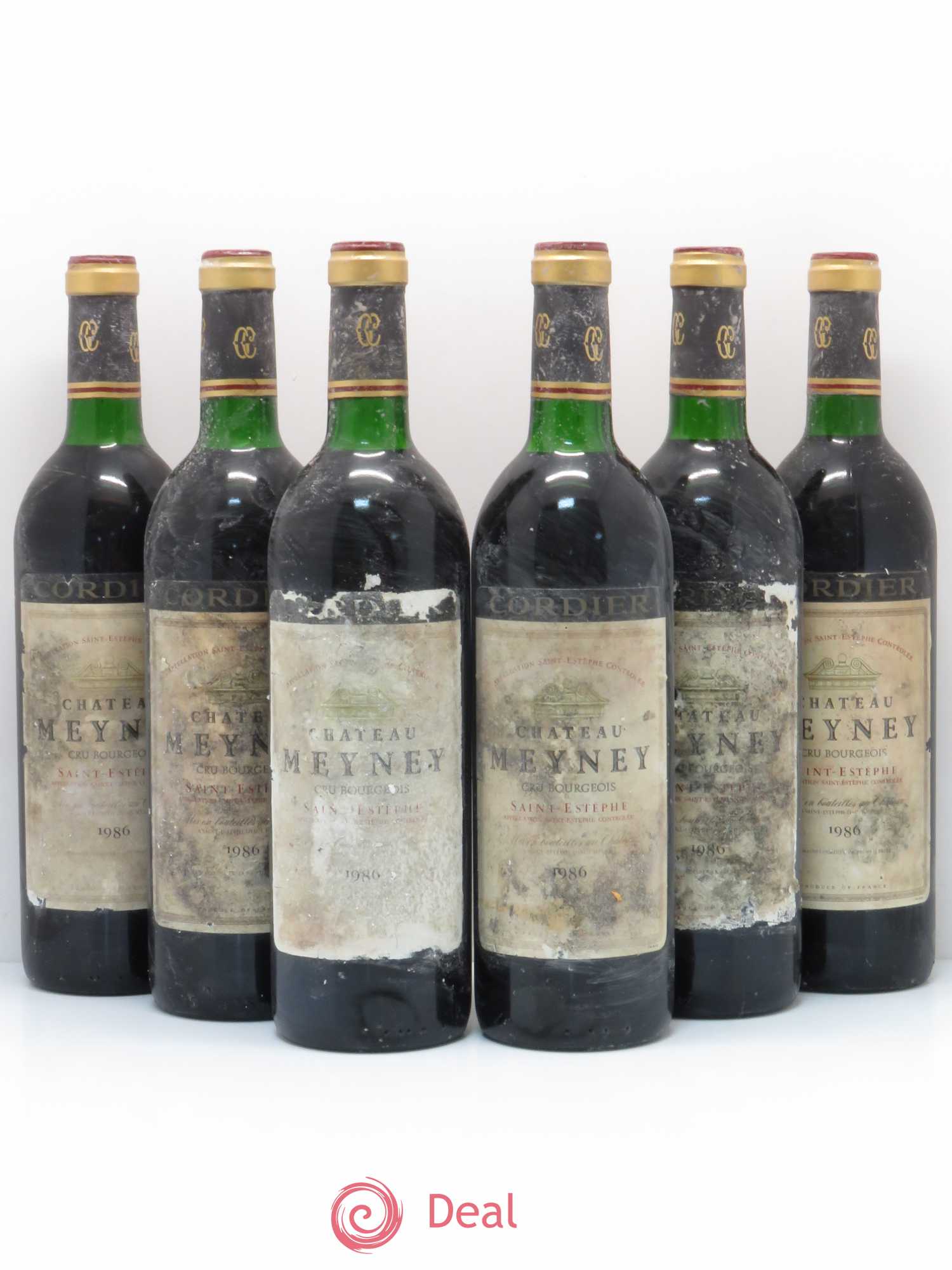 Château Meyney 1986 - Lot de 6 bouteilles - 0