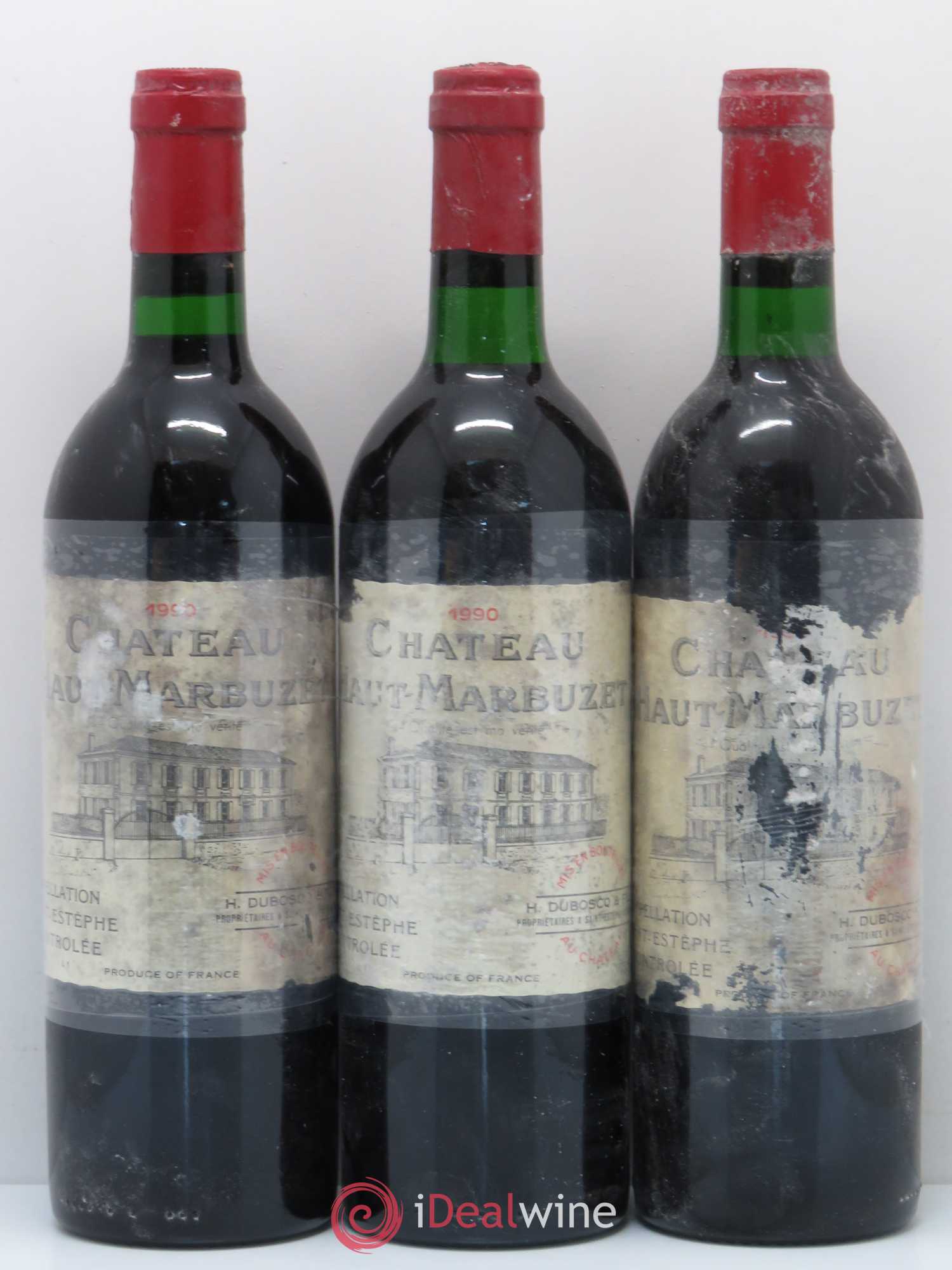 Château Haut Marbuzet 1990 - Lot de 12 bouteilles - 4
