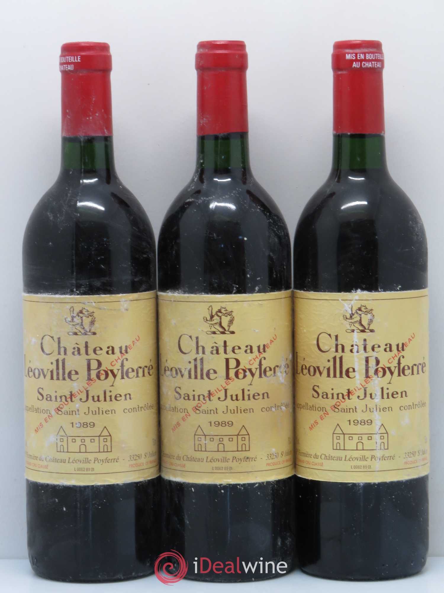 Château Léoville Poyferré 2ème Grand Cru Classé 1989 - Lot de 6 bouteilles - 2