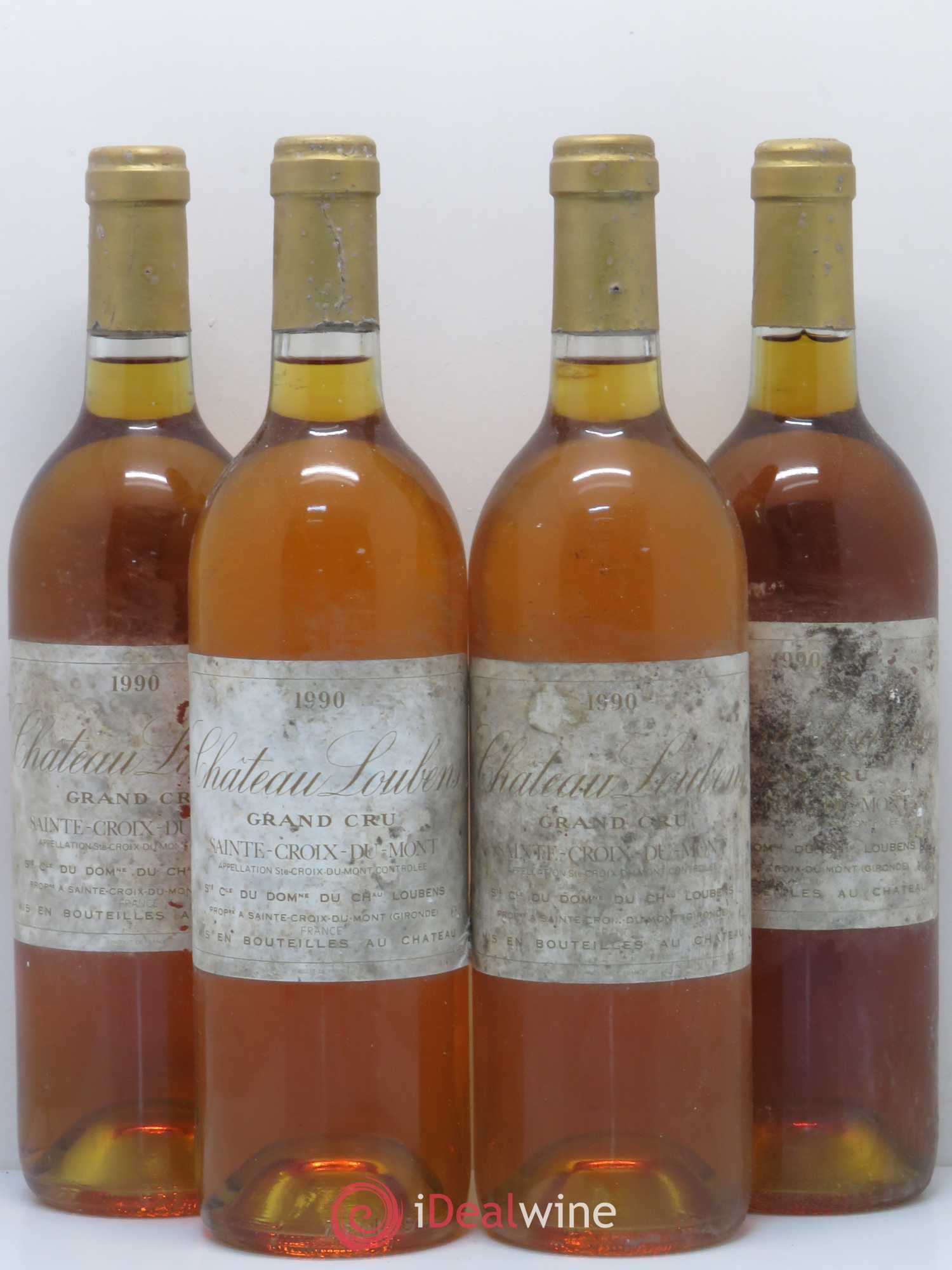 Château Loubens 1990 - Lotto di 4 bottiglie - 0