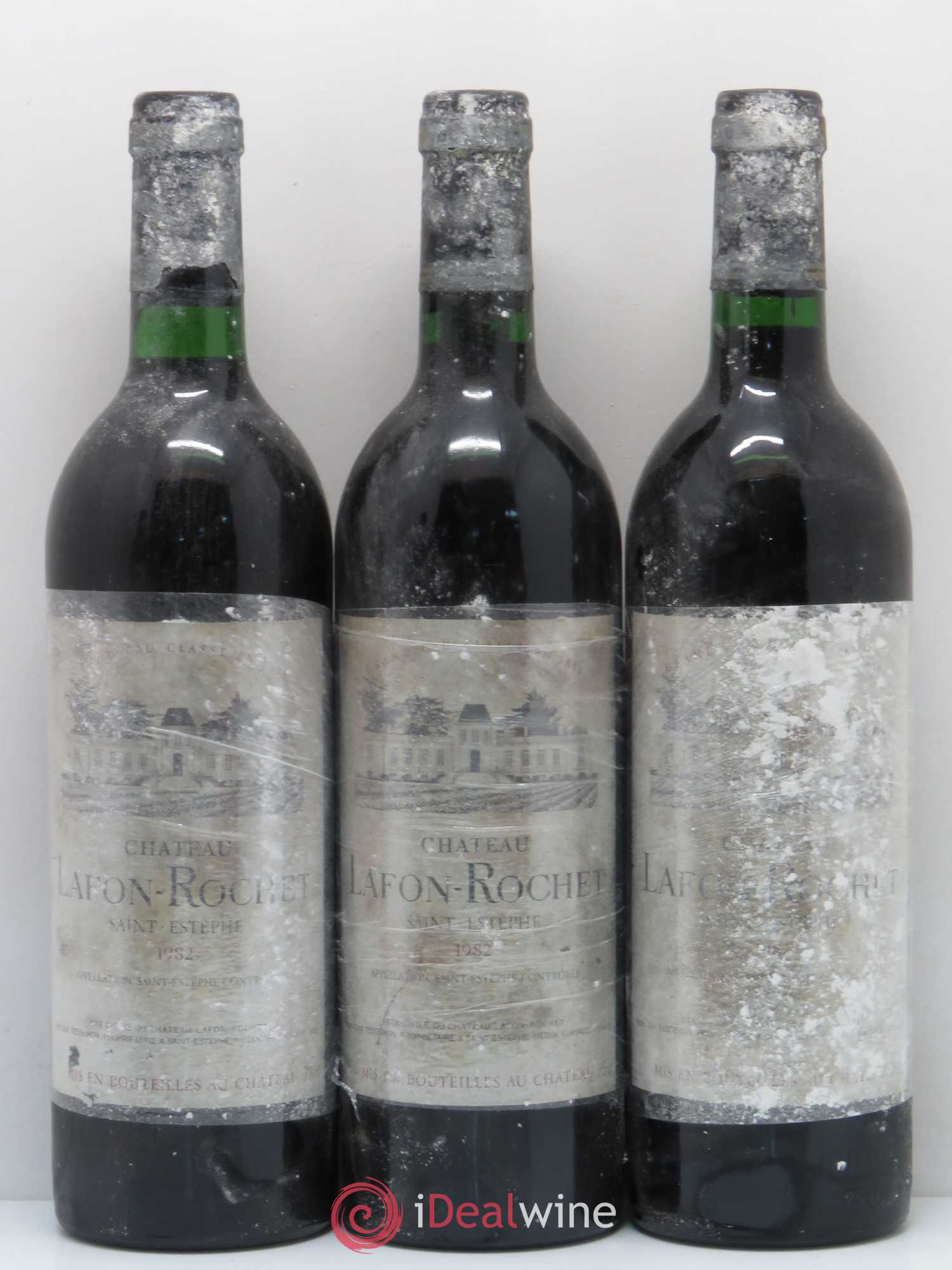 Château Lafon Rochet 4ème Grand Cru Classé 1982 - Lot de 6 bouteilles - 1