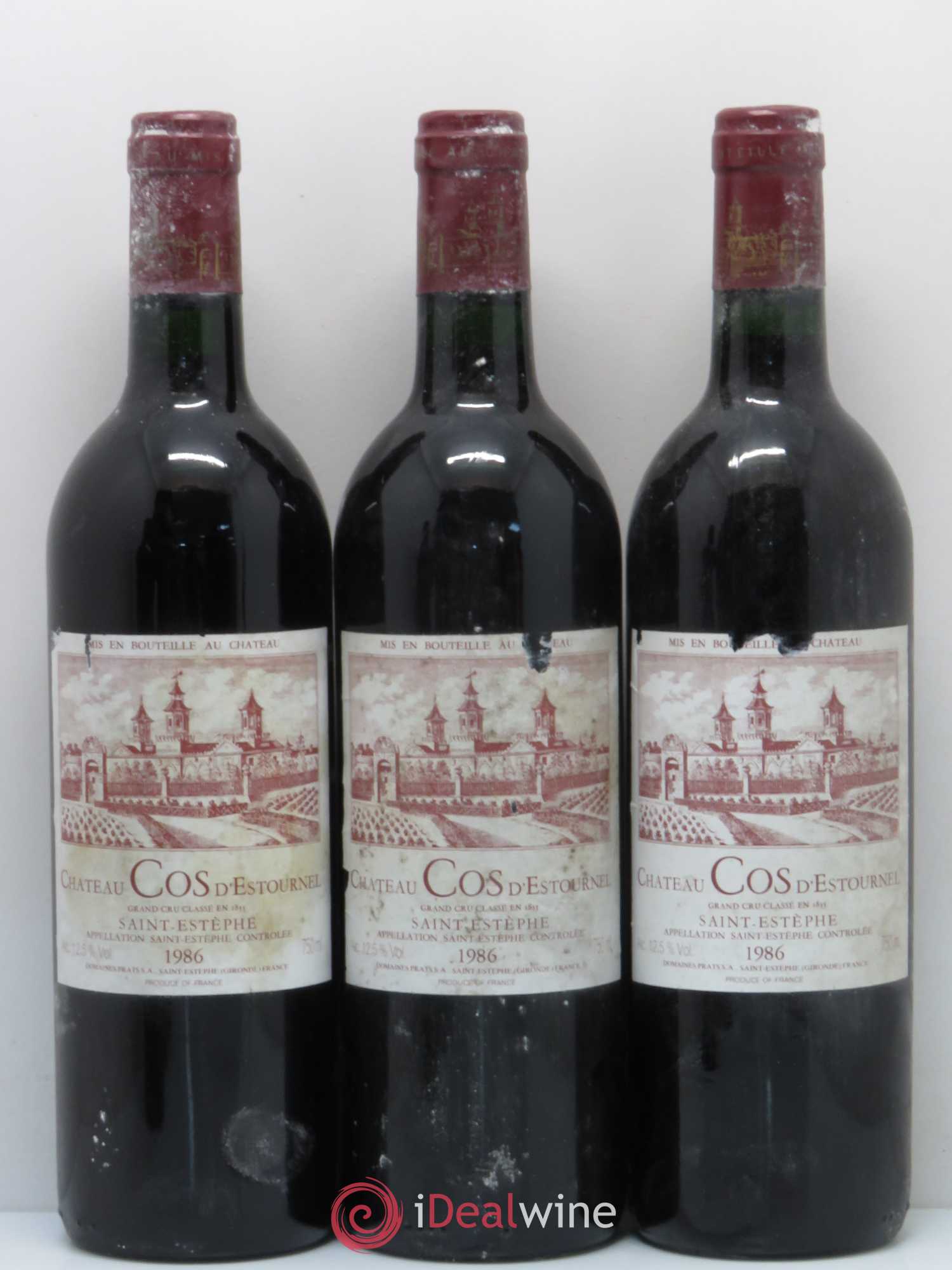 Cos d'Estournel 2ème Grand Cru Classé 1986 - Lot de 6 bouteilles - 1