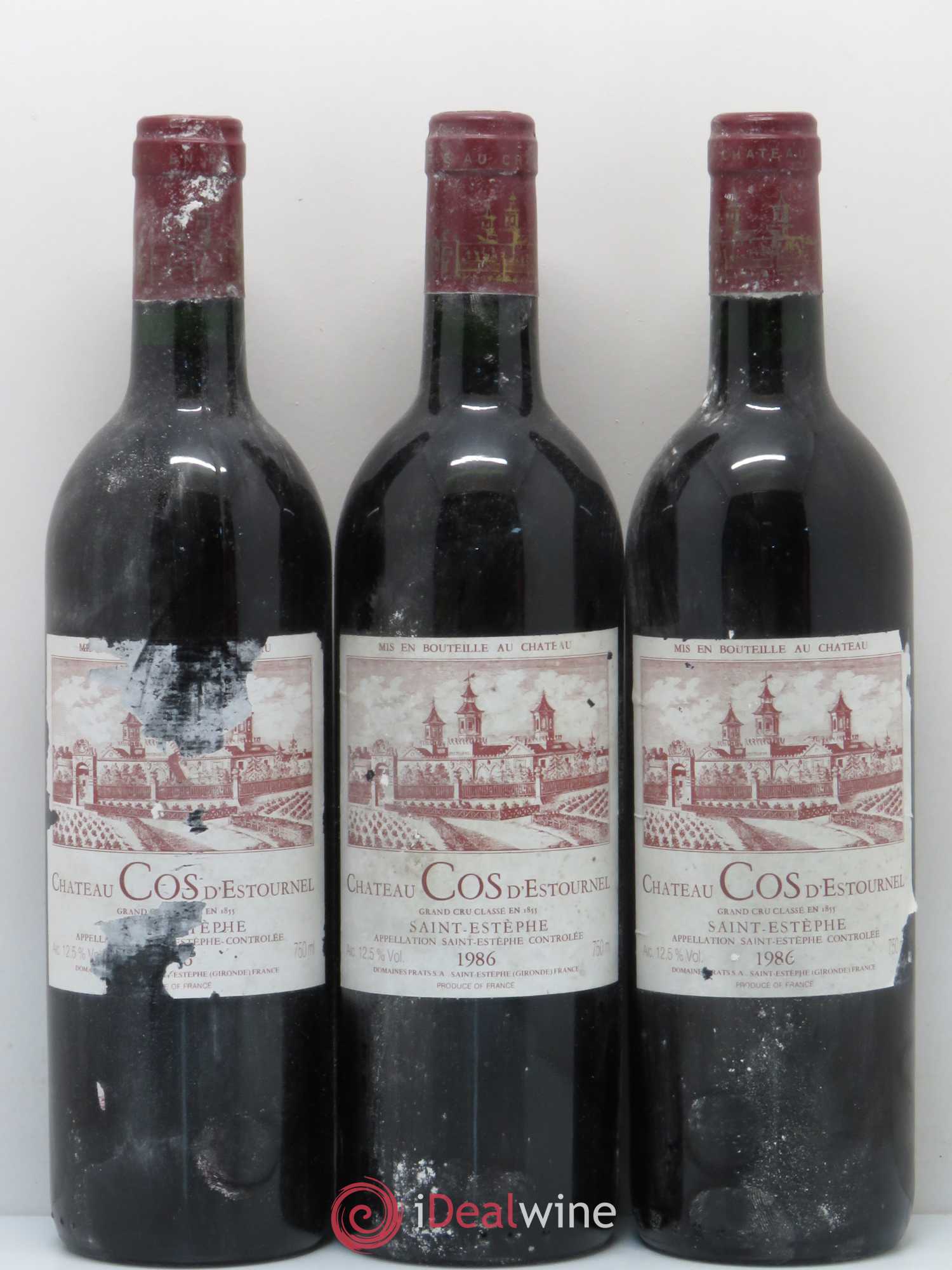 Cos d'Estournel 2ème Grand Cru Classé 1986 - Lot de 6 bouteilles - 2