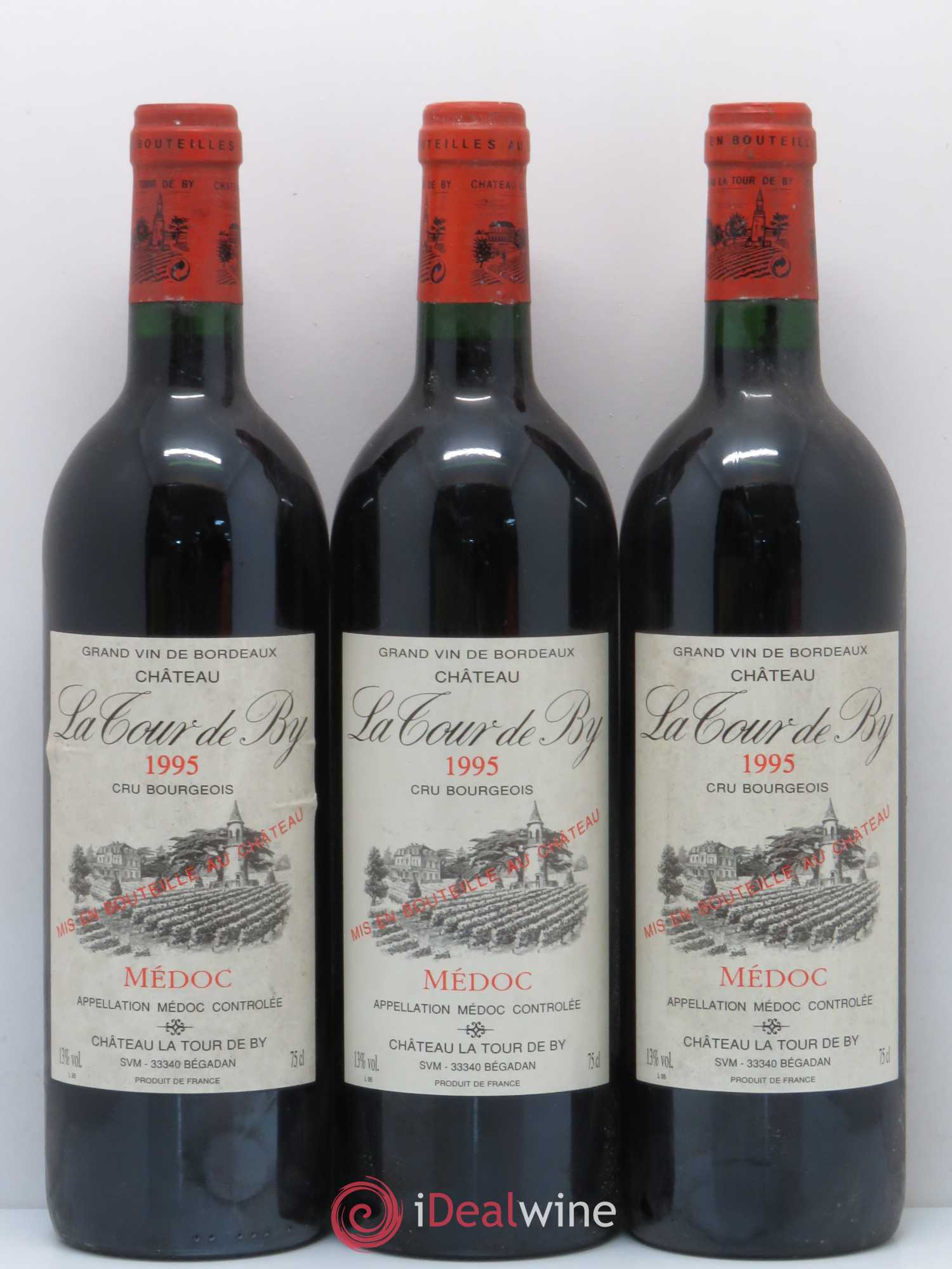 Château La Tour de By Cru Bourgeois 1995 - Lot de 6 bouteilles - 2