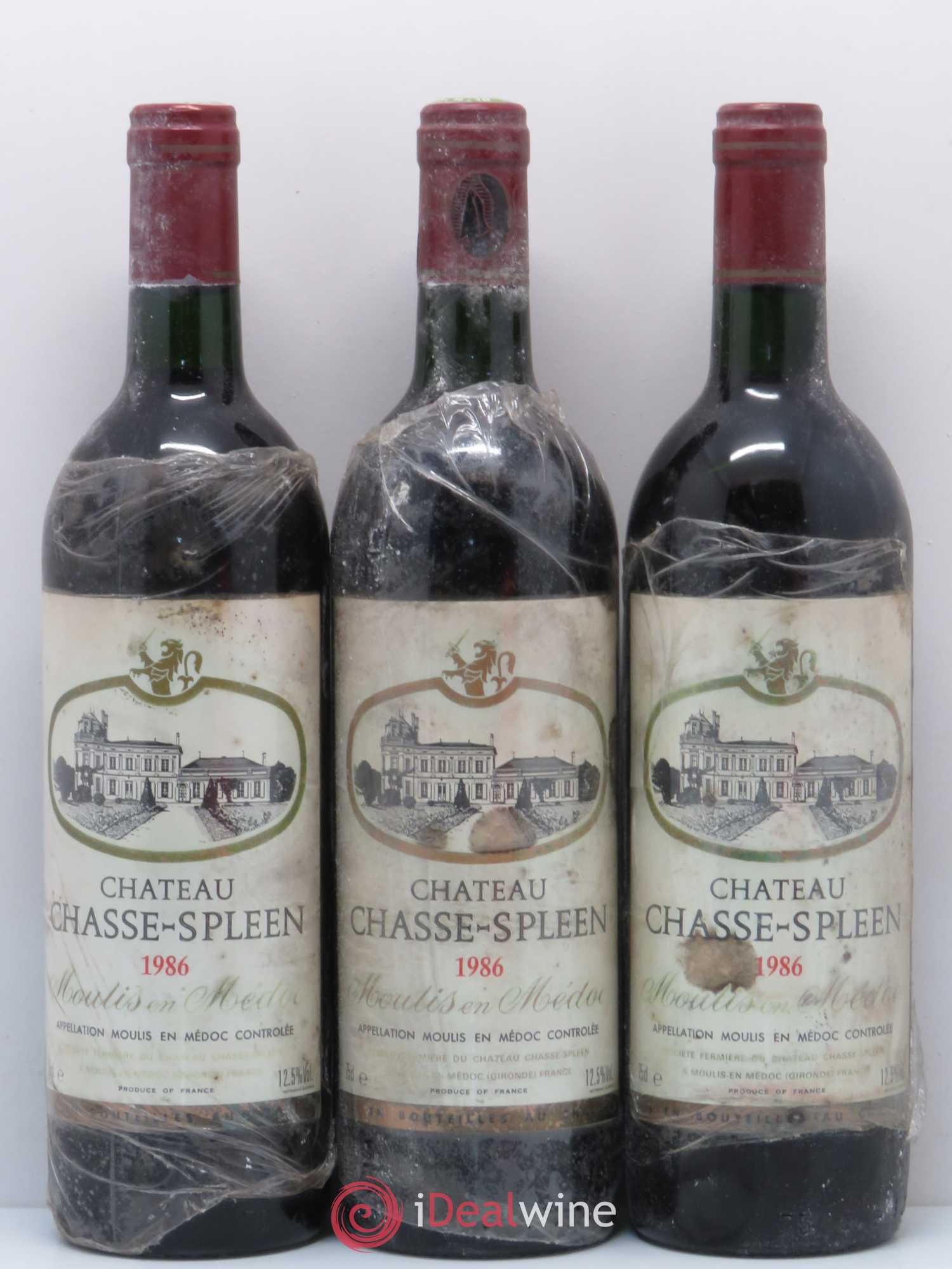 Château Chasse Spleen 1986 - Lot de 6 bouteilles - 2