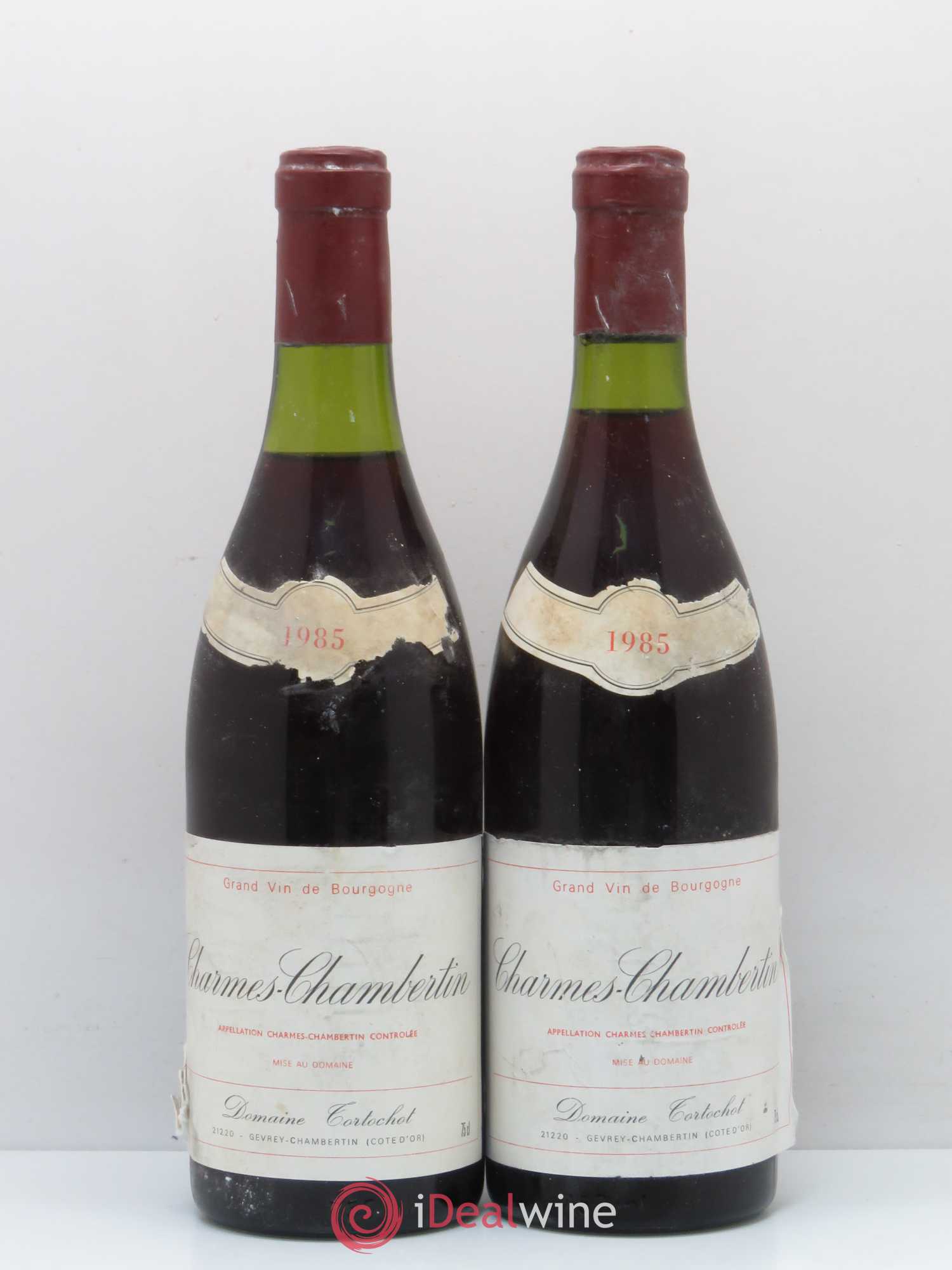 Charmes-Chambertin Grand Cru Tortochot (Domaine) 1985 - Lot de 2 bouteilles - 0