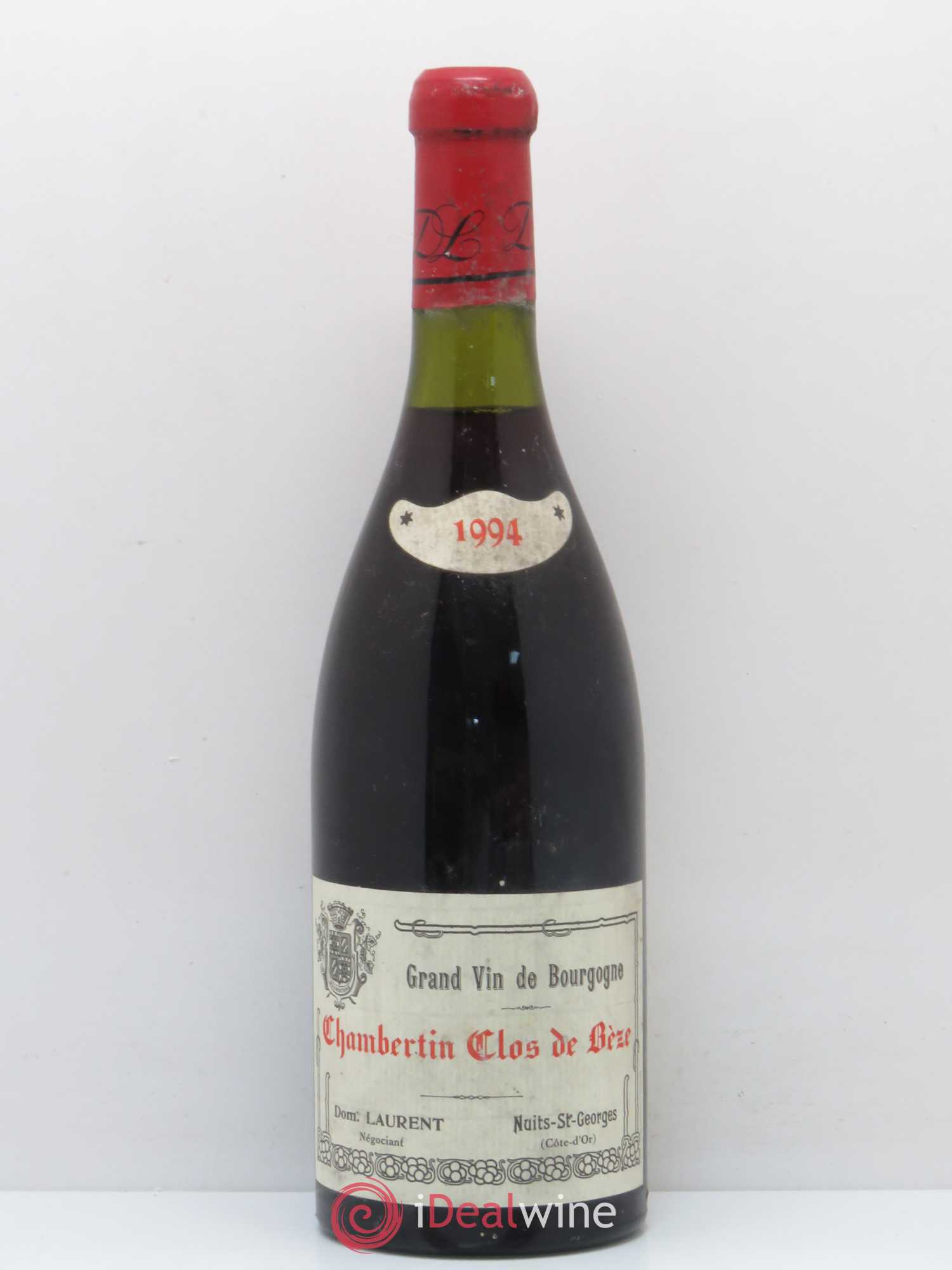Chambertin Clos de Bèze Grand Cru Grande cuvée Vieilles vignes Dominique Laurent 1994 - Lot de 1 bouteille - 0