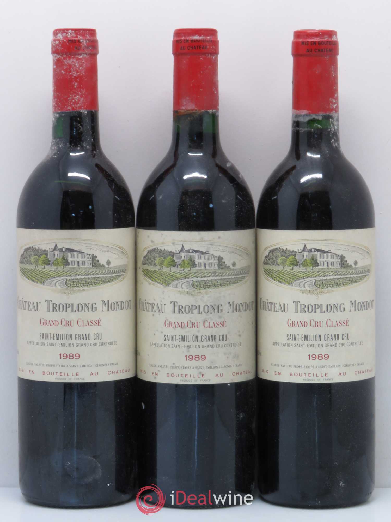 Château Troplong Mondot 1er Grand Cru Classé B 1989 - Lot de 12 bouteilles - 3