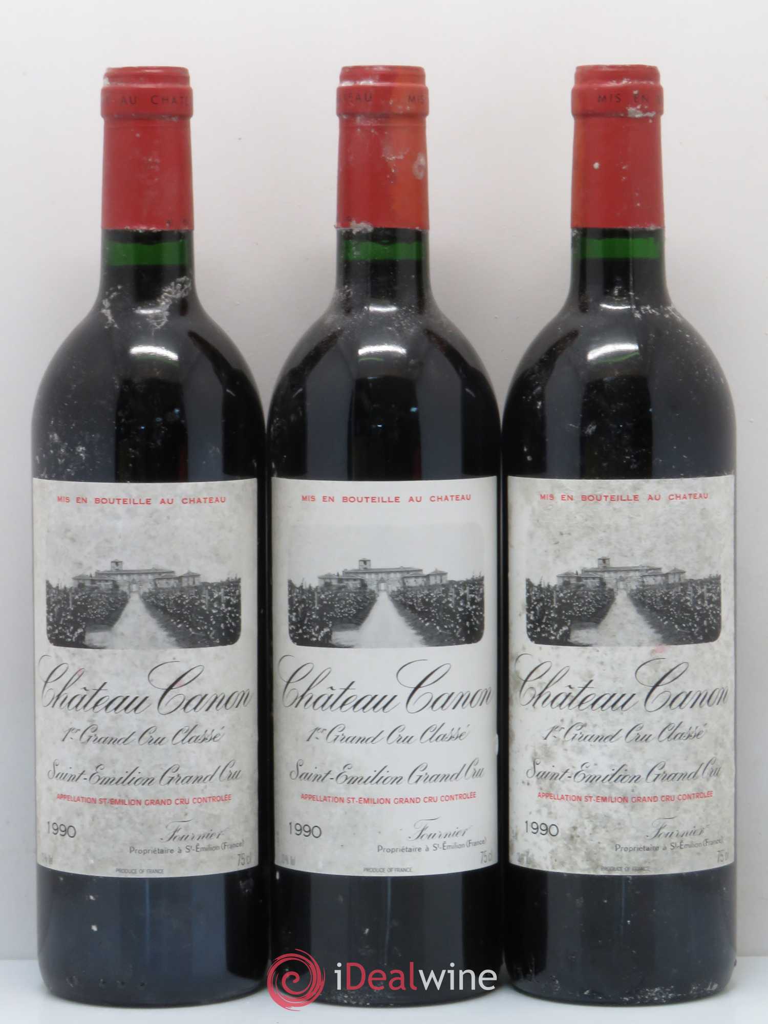 Château Canon 1er Grand Cru Classé B 1990 - Lot de 12 bouteilles - 2