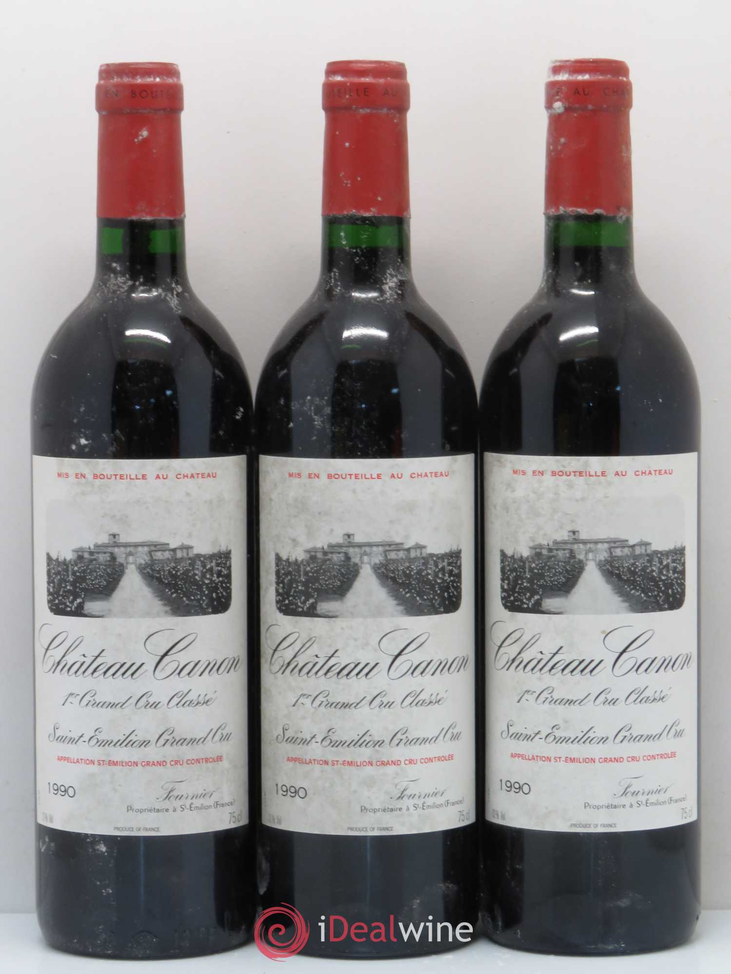Château Canon 1er Grand Cru Classé B 1990 - Lot de 12 bouteilles - 3