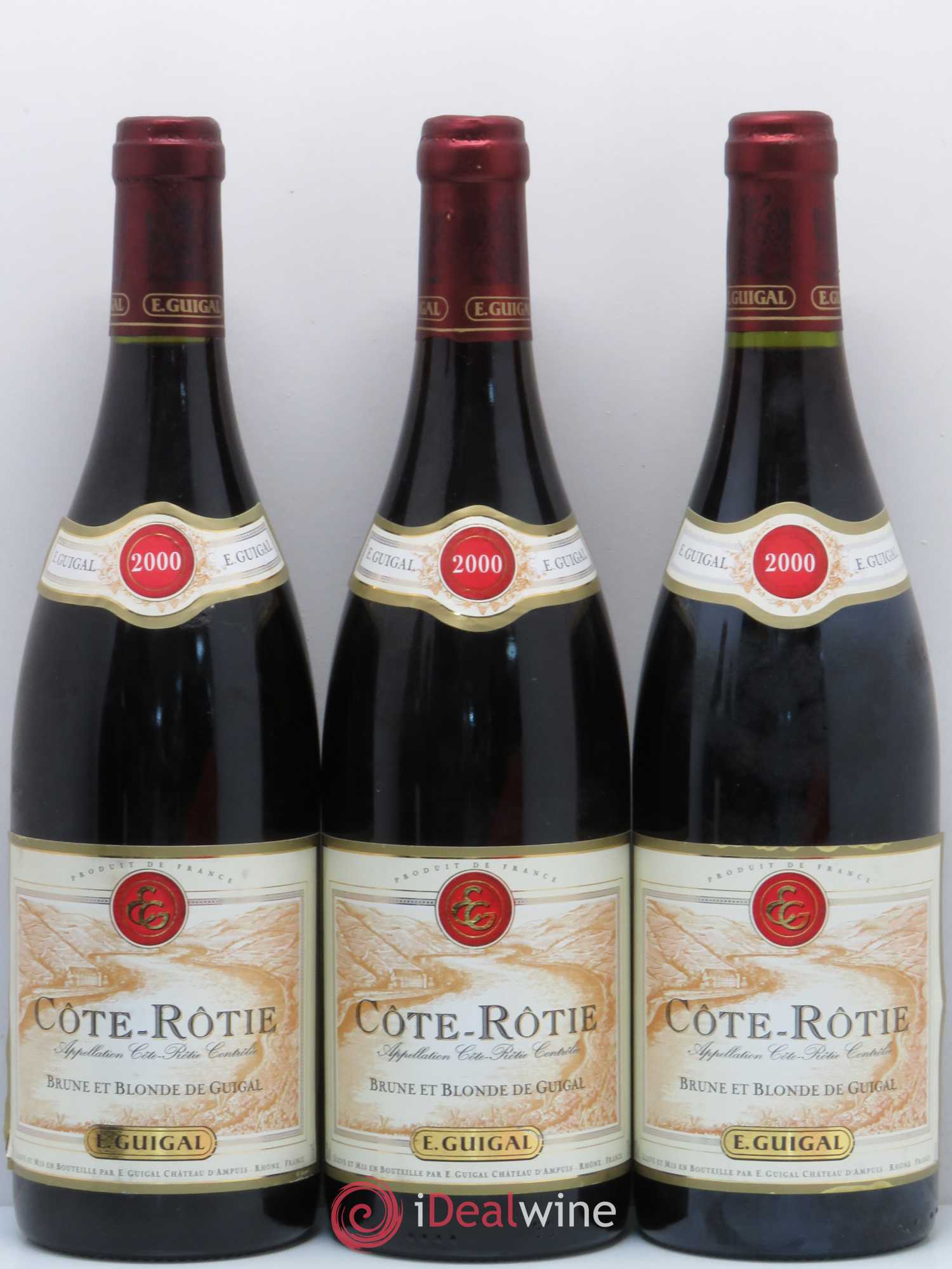 Côte-Rôtie Côtes Brune et Blonde Guigal 2000 - Lot de 6 bouteilles - 1