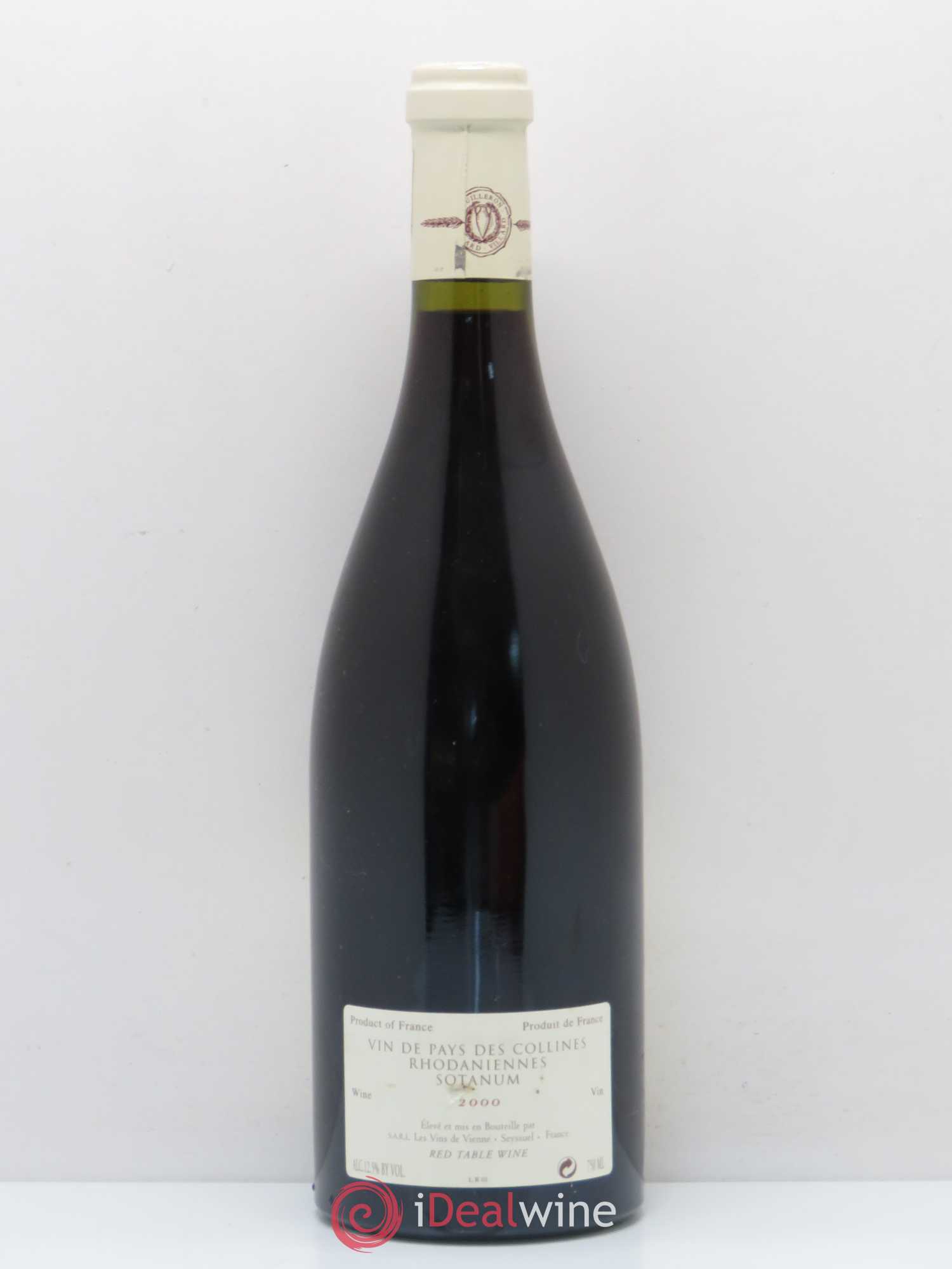 Collines Rhodaniennes Sotanum Les Vins de Vienne 2000 - Lot de 1 bouteille - 1