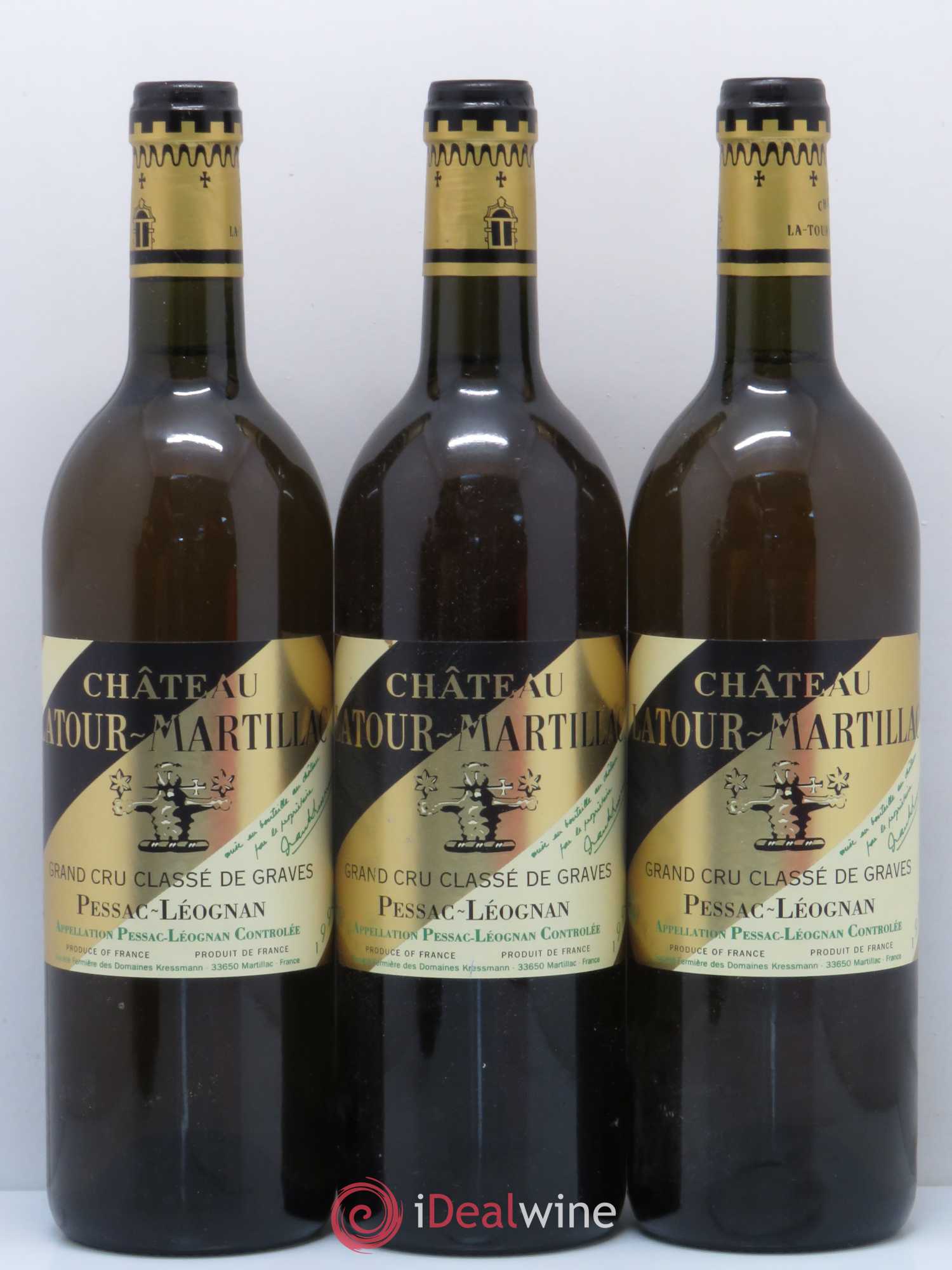 Château Latour-Martillac Cru Classé de Graves 1994 - Lot de 5 bouteilles - 1