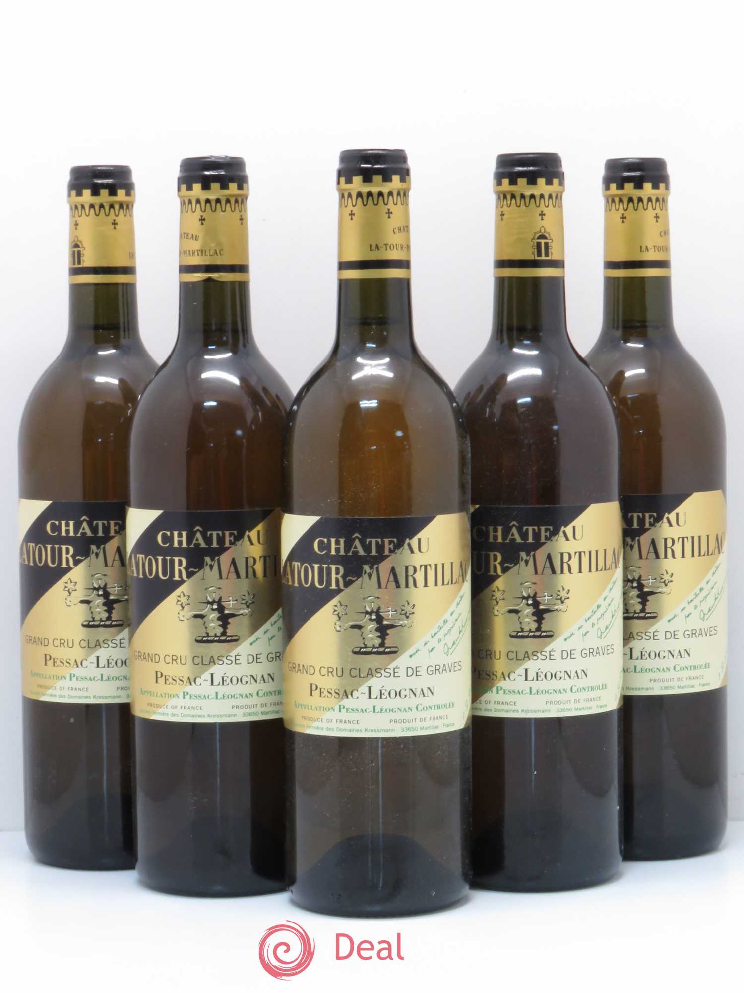 Château Latour-Martillac Cru Classé de Graves 1994 - Lot de 5 bouteilles - 0
