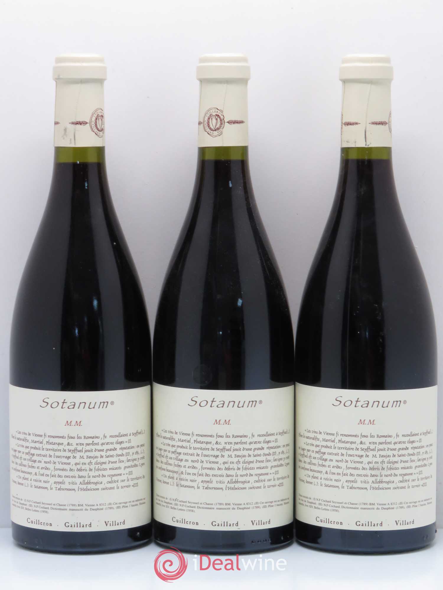 IGP Collines Rhodaniennes Sotanum Les Vins de Vienne 2000 - Posten von 6 Flaschen - 3