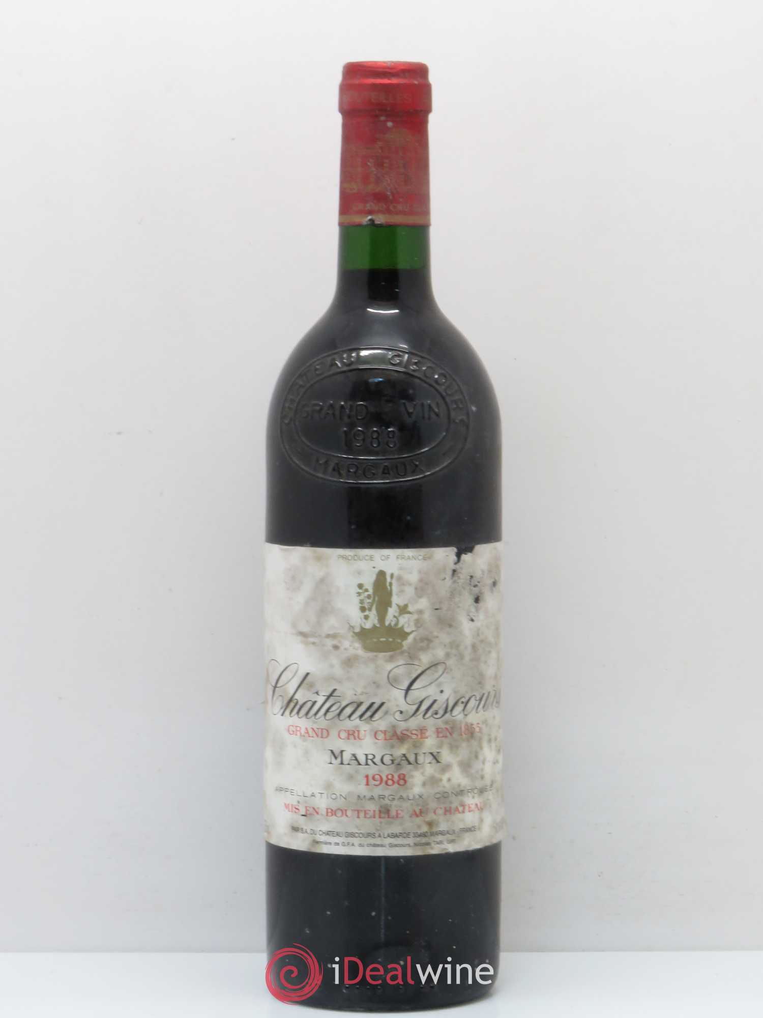 Château Giscours 3ème Grand Cru Classé 1988 - Lot de 1 bouteille - 0