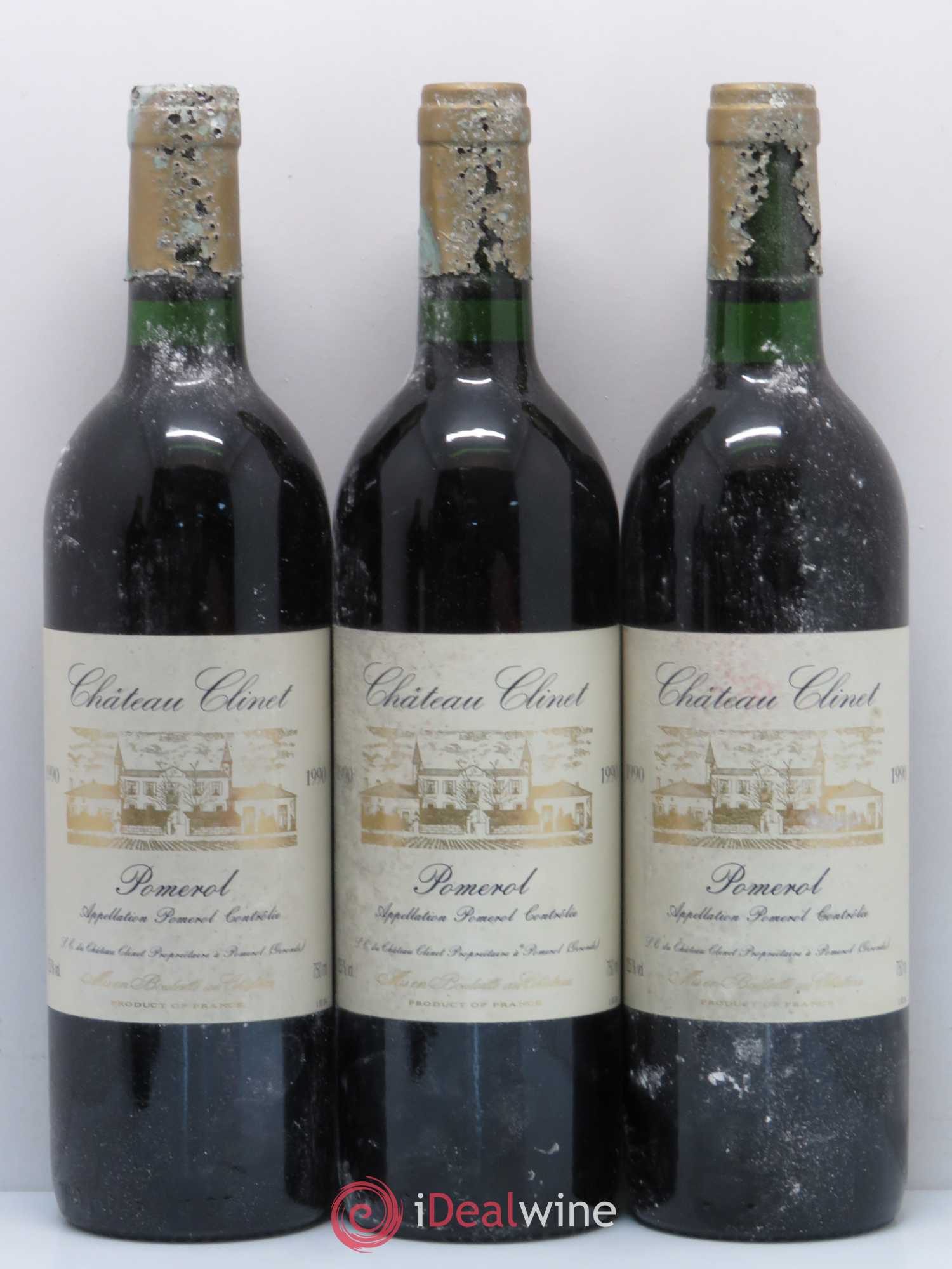 Château Clinet 1990 - Lot de 6 bouteilles - 1