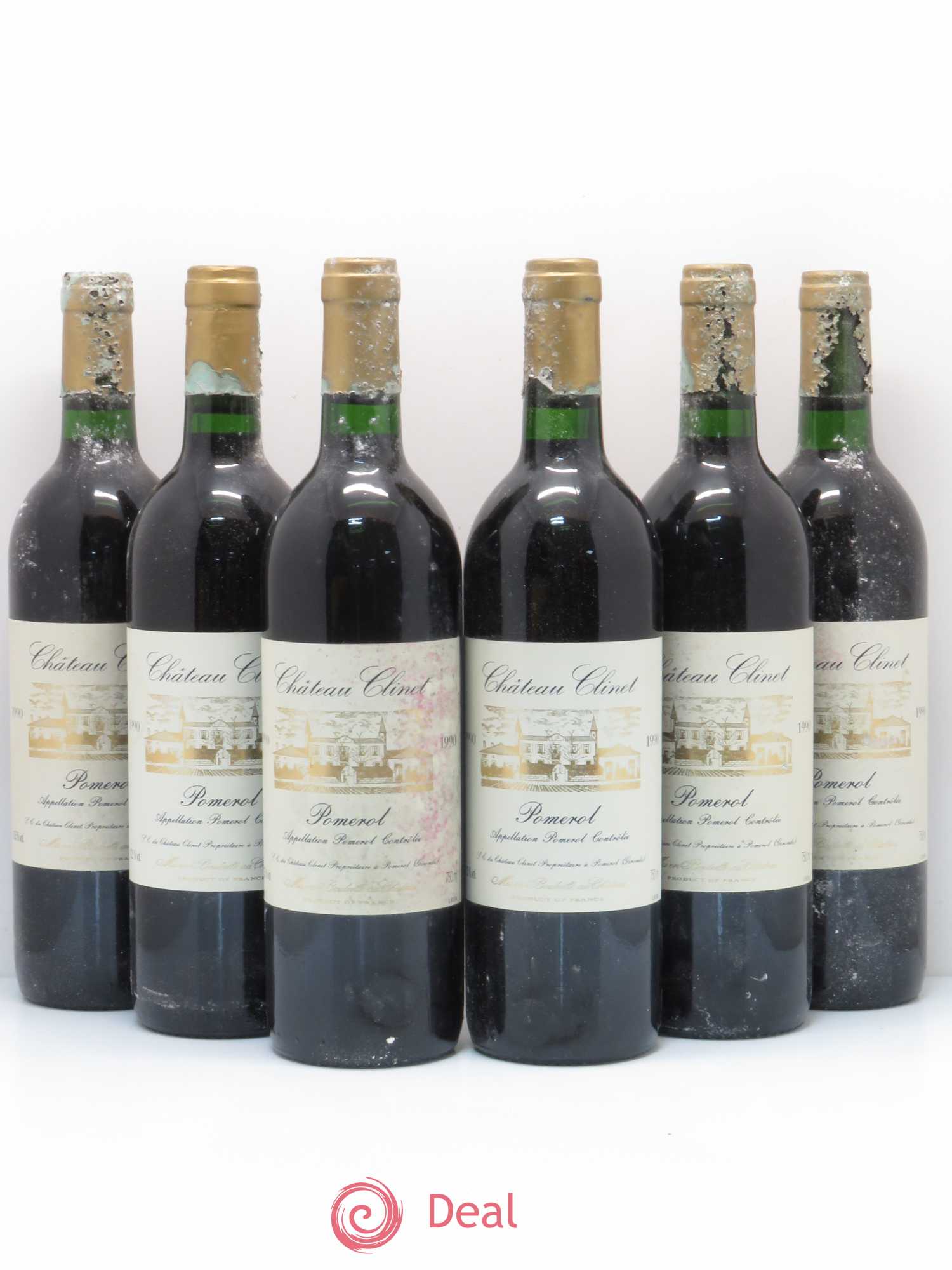 Château Clinet 1990 - Lot de 6 bouteilles - 0