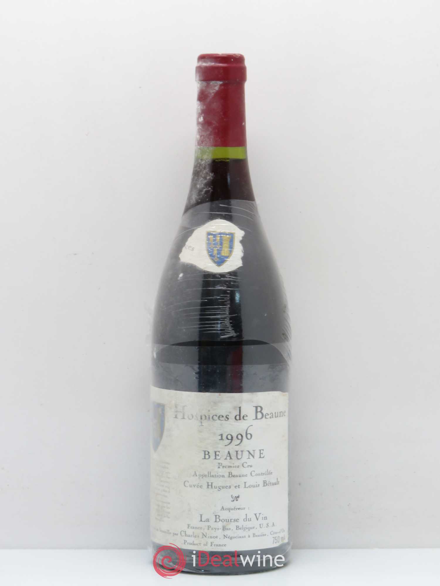 Beaune 1er Cru cuvée Hughes et Louis Betault Hospices de Beaune Château Ninot 1996 - Posten von 1 Flasche - 0