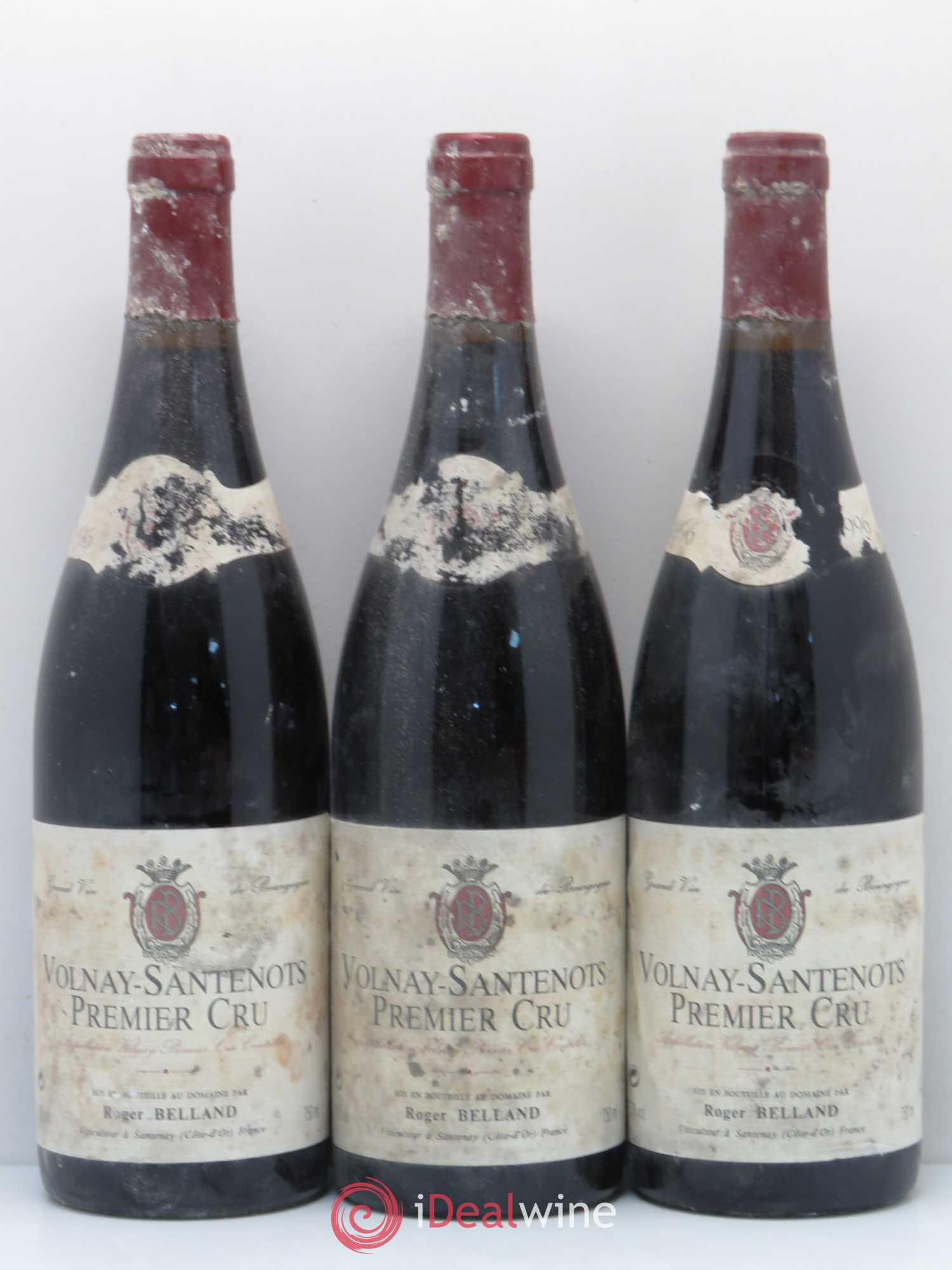 Volnay 1er Cru Santenots Domaine R. Belland 1996 - Lot de 6 bouteilles - 1