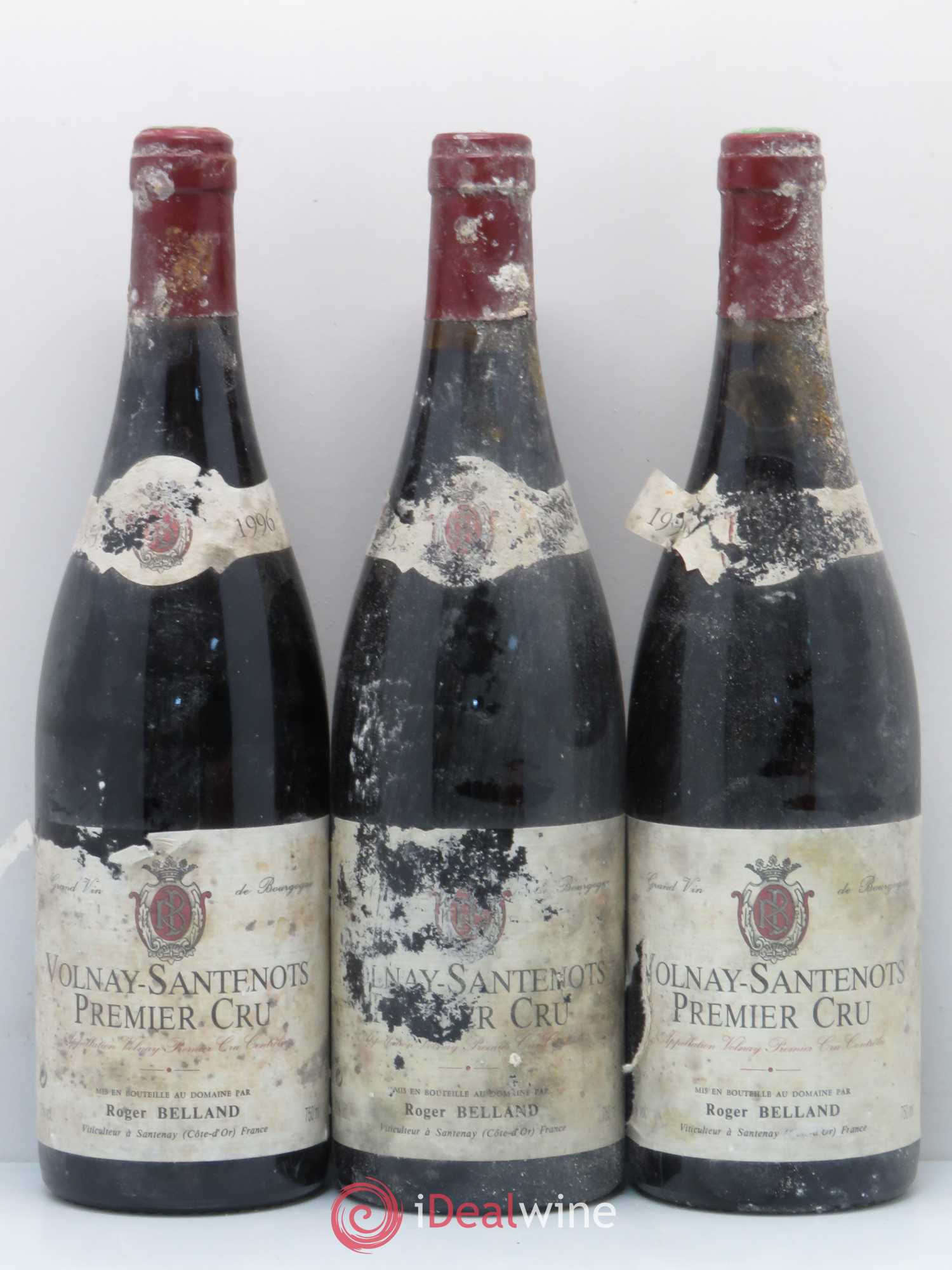 Volnay 1er Cru Santenots Domaine R. Belland 1996 - Lot de 6 bouteilles - 2