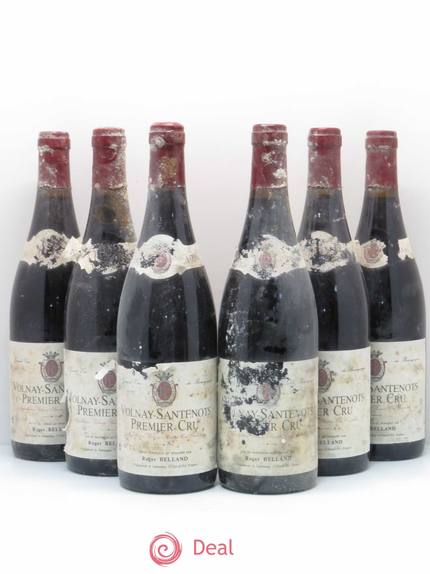 Volnay 1er Cru Santenots Domaine R. Belland 1996 - Lot de 6 bouteilles - 0