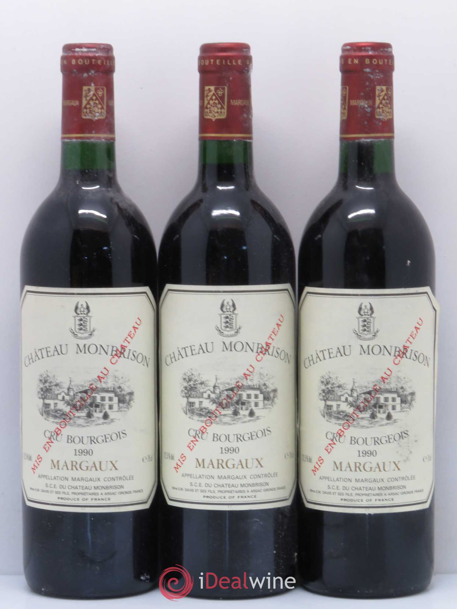 Château Monbrison 1990 - Lot de 6 bouteilles - 2