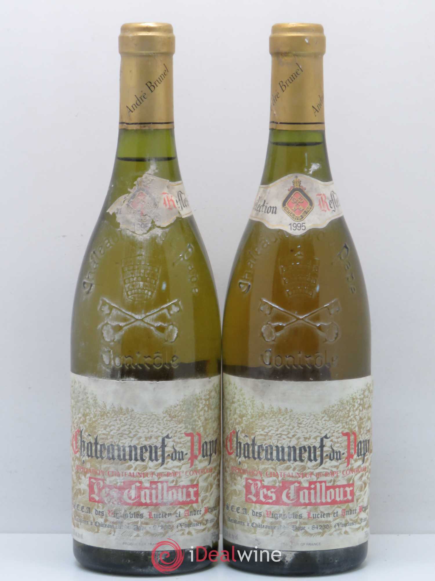 Châteauneuf-du-Pape Selection Reflets Domaine Les Cailloux 1995 - Posten von 2 Flaschen - 0