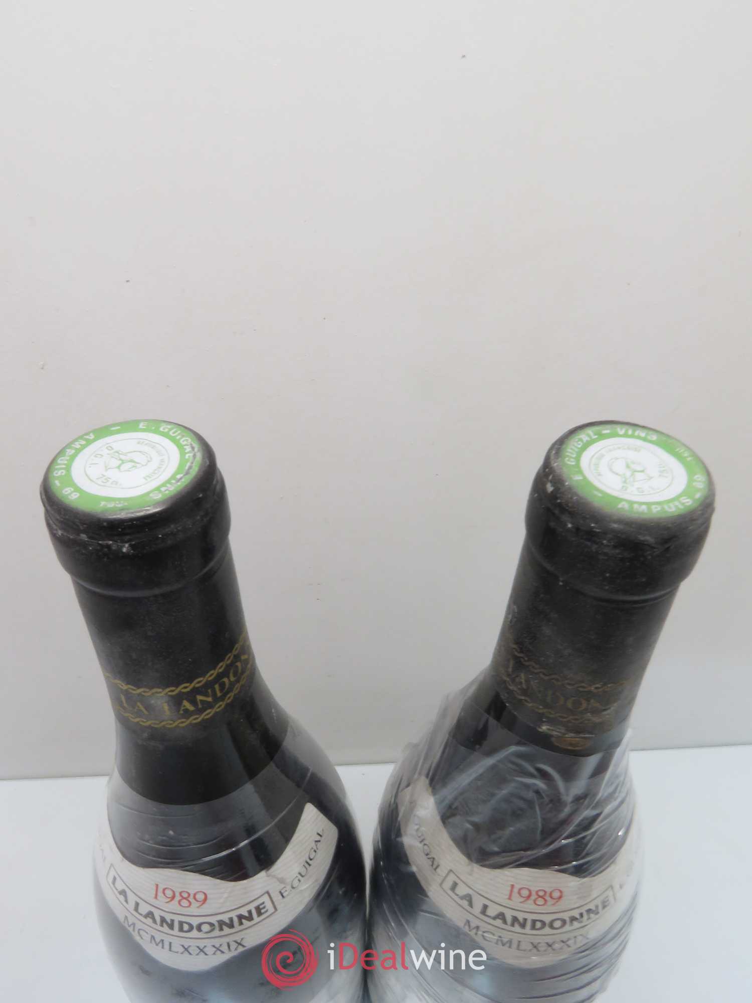 Côte-Rôtie La Landonne Guigal 1989 - Lot de 2 bouteilles - 1