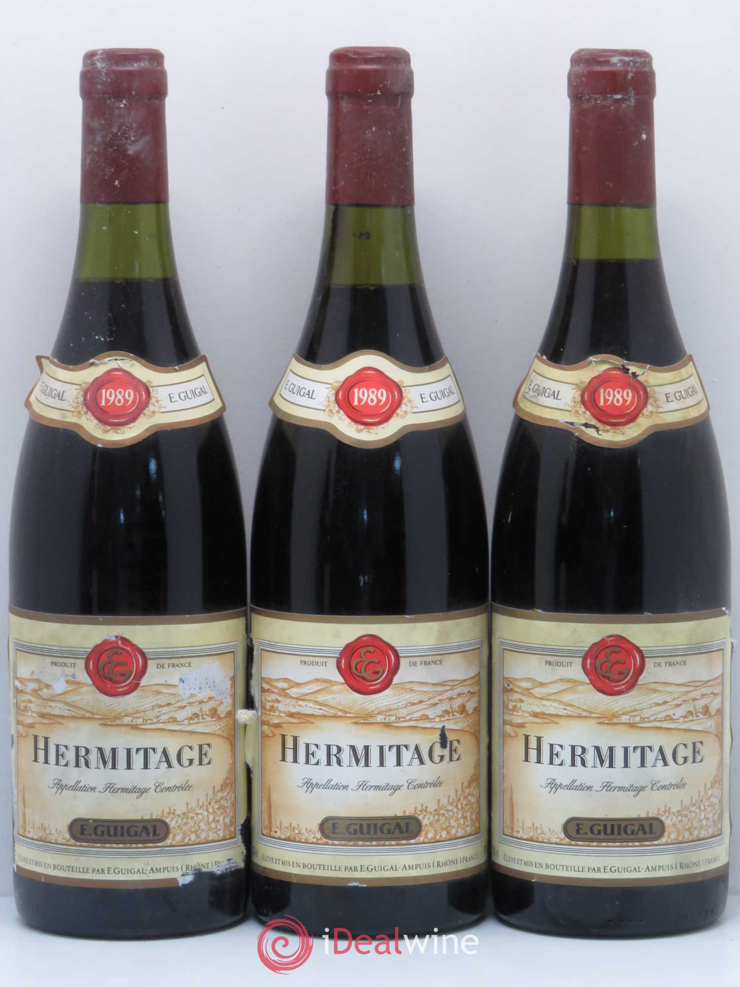 Hermitage Guigal 1989 - Lot de 6 bouteilles - 1