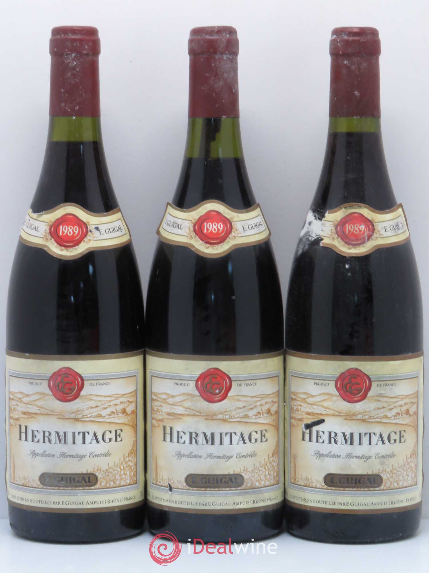 Hermitage Guigal 1989 - Lot de 6 bouteilles - 2