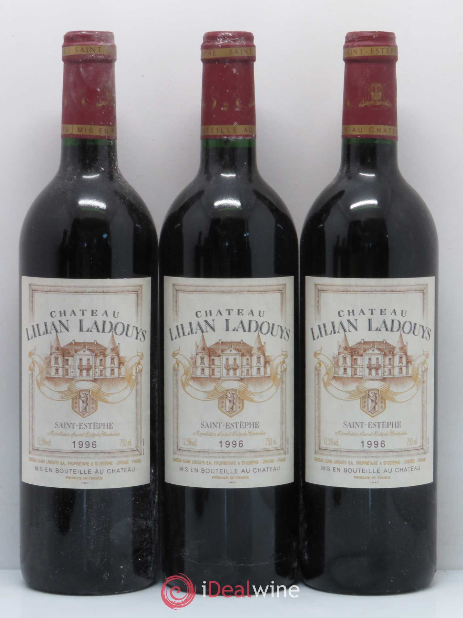 Château Lilian Ladouys Cru Bourgeois 1996 - Lot de 6 bouteilles - 1