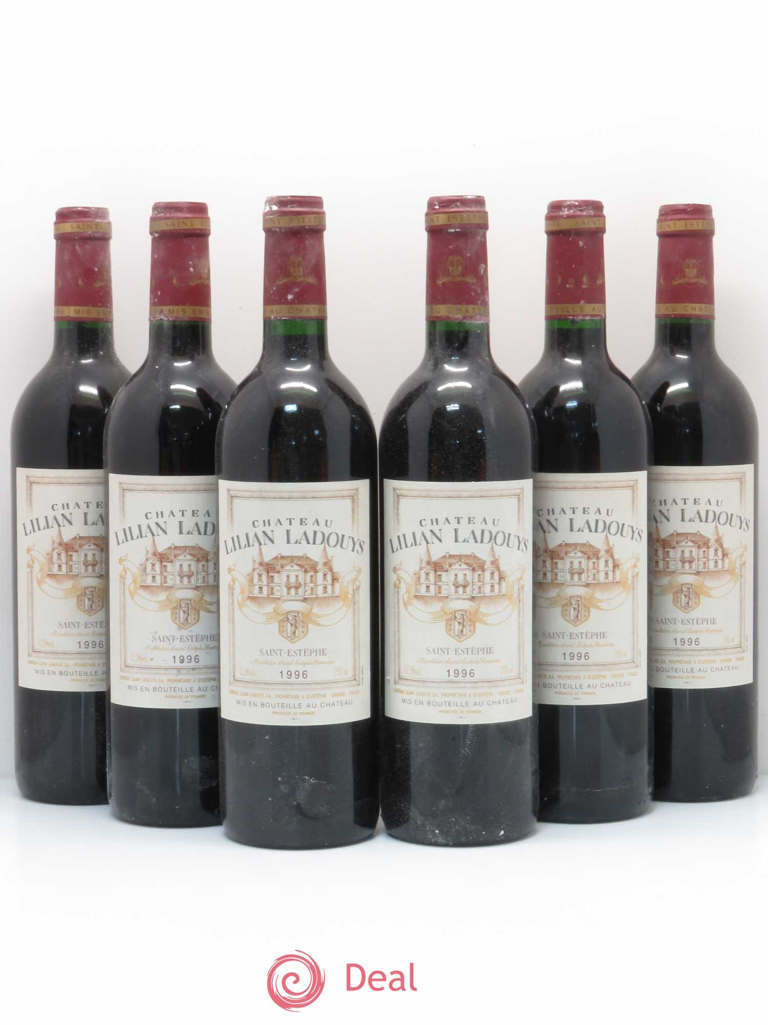 Château Lilian Ladouys Cru Bourgeois 1996 - Lot de 6 bouteilles - 0