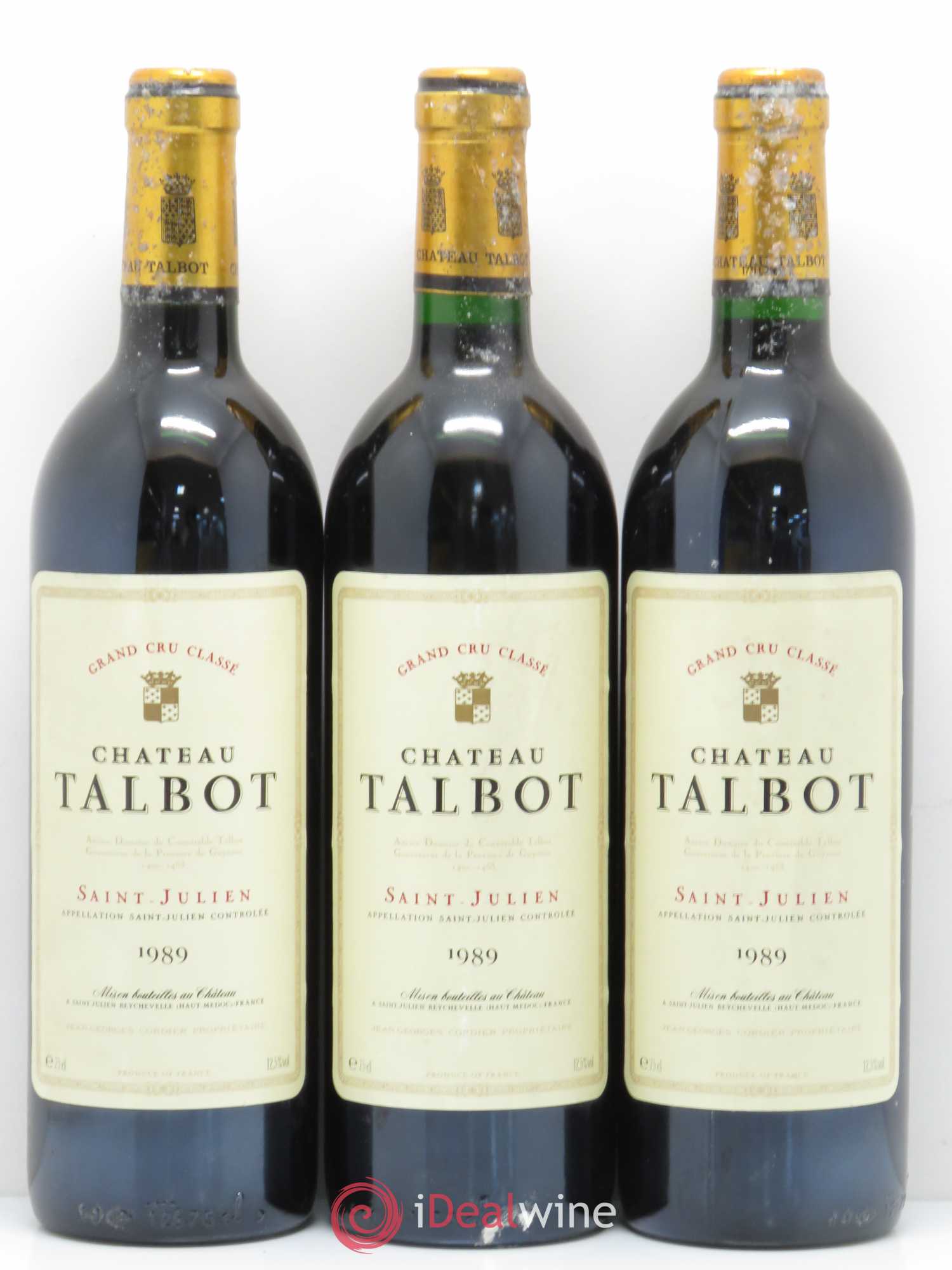 Château Talbot 4ème Grand Cru Classé 1989 - Lot de 6 bouteilles - 2